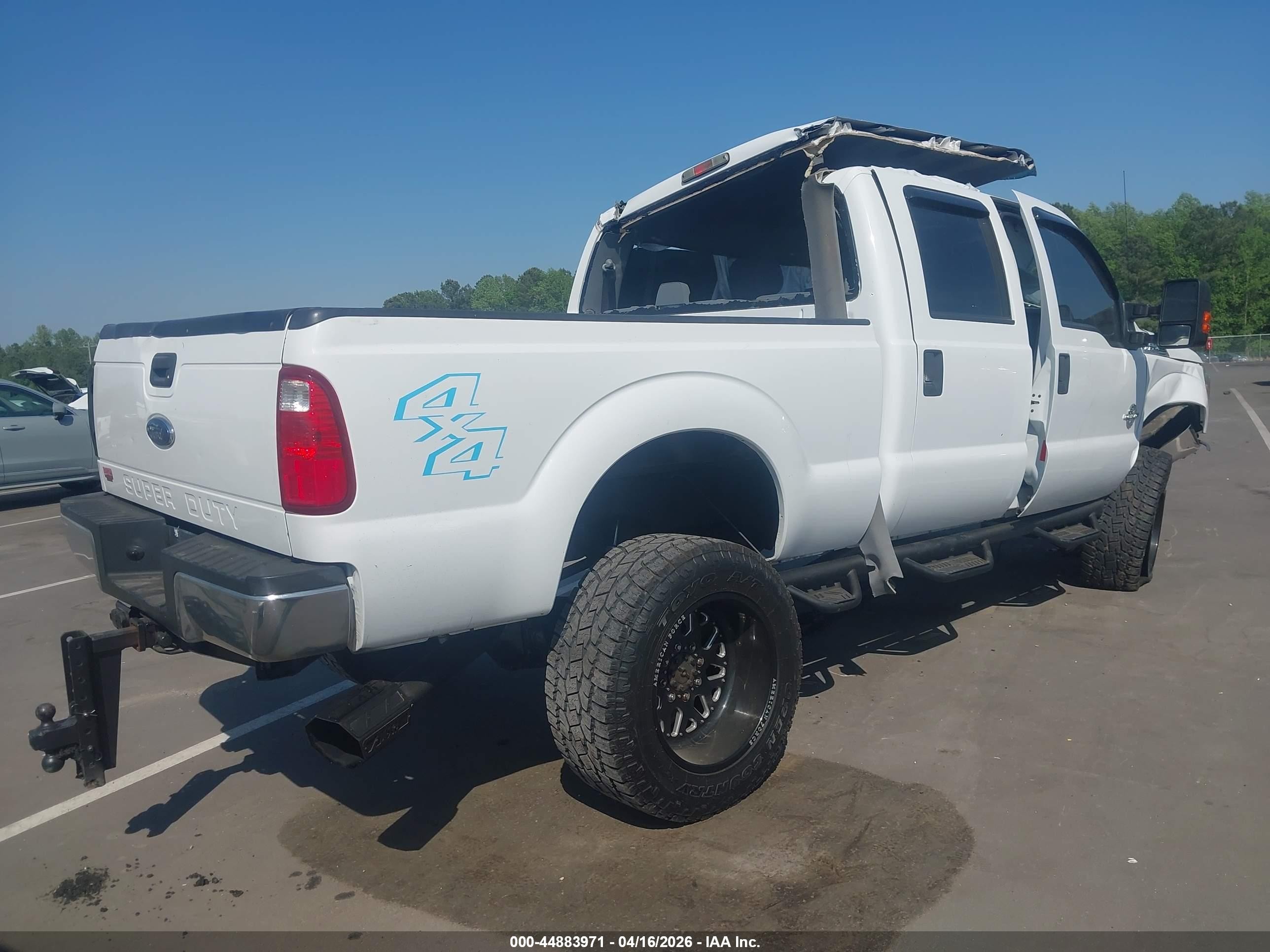 2014 Ford F-250 Xlt White vin: 1FT7W2BT8EEB52277