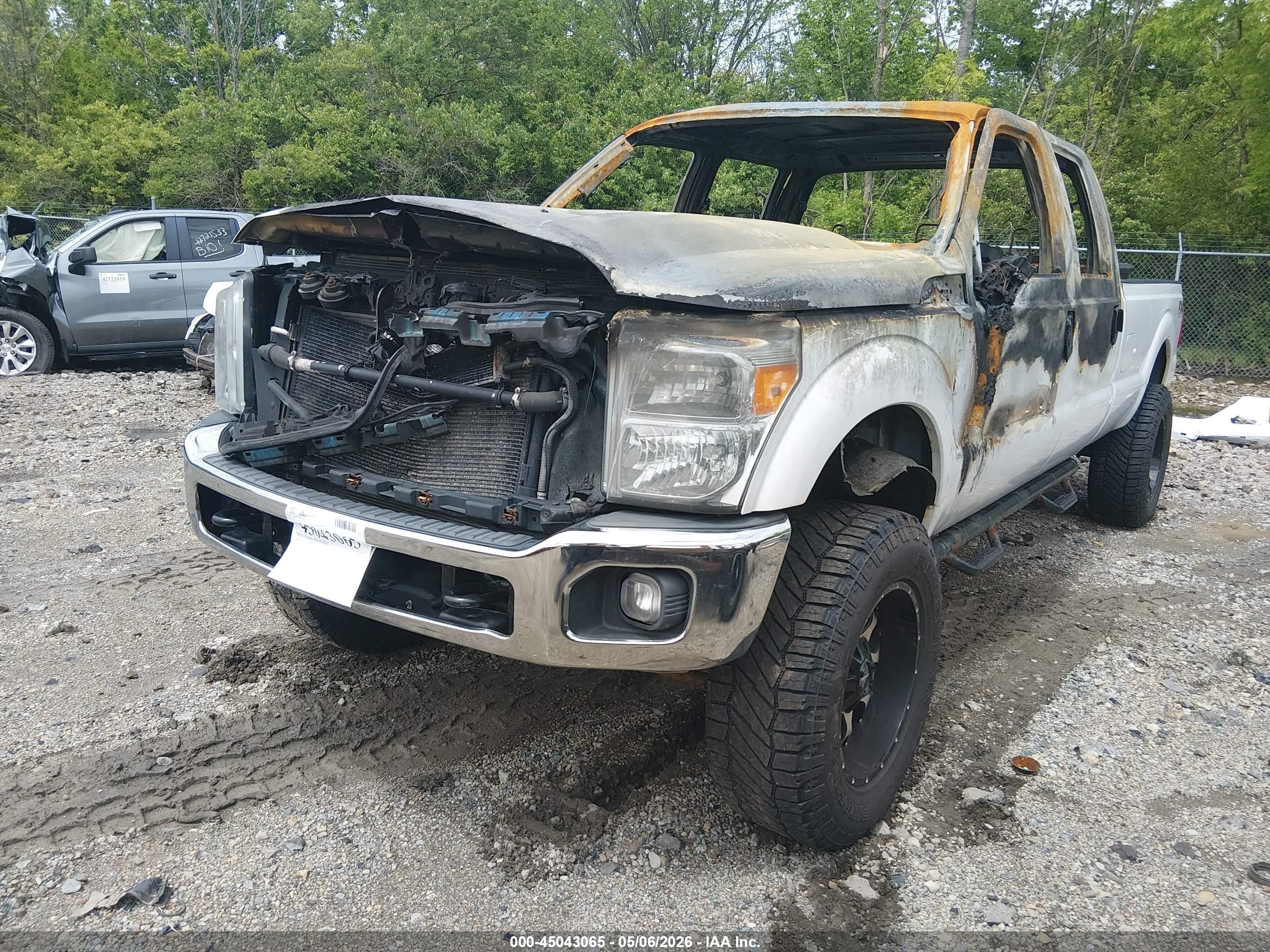 2014 Ford F-250 Xlt White vin: 1FT7W2BT8EEB71735