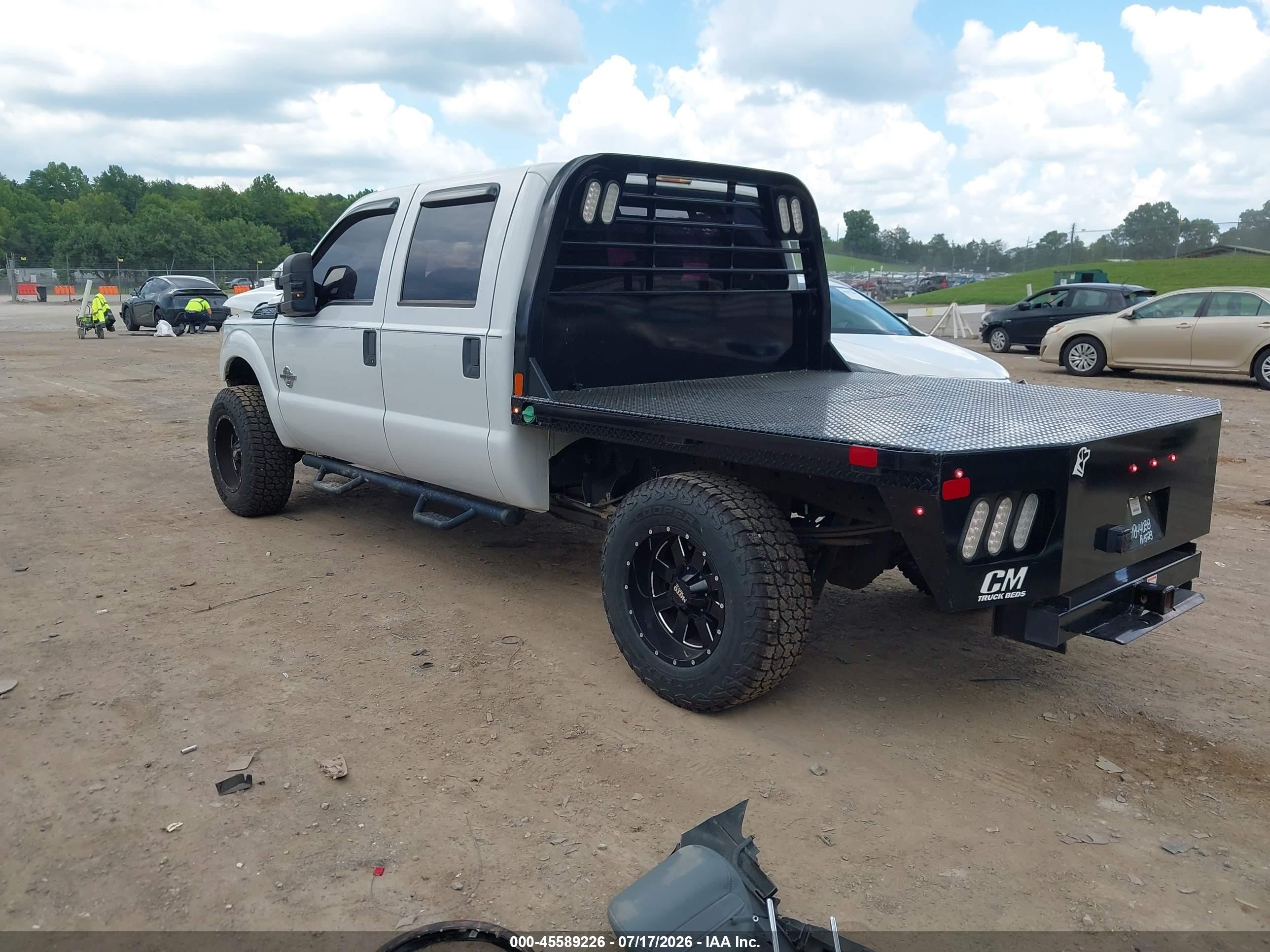 2015 Ford F-250 Xl White vin: 1FT7W2BT8FEA06995