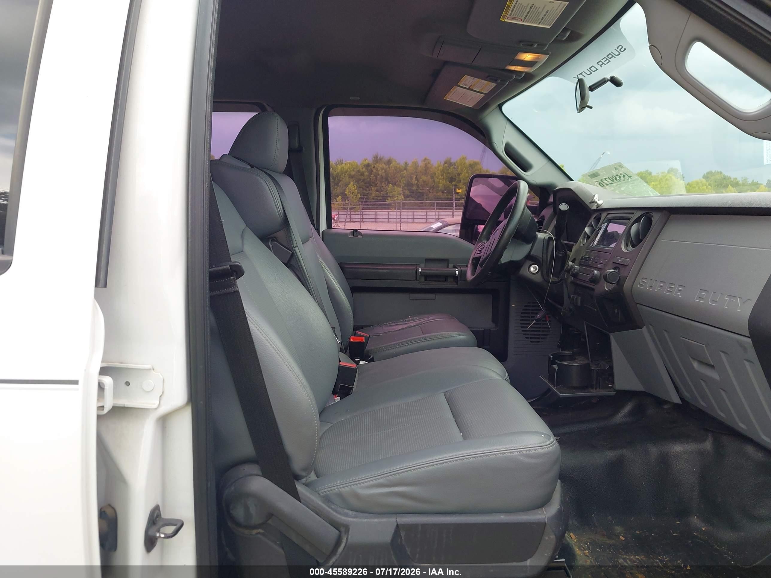 2015 Ford F-250 Xl White vin: 1FT7W2BT8FEA06995