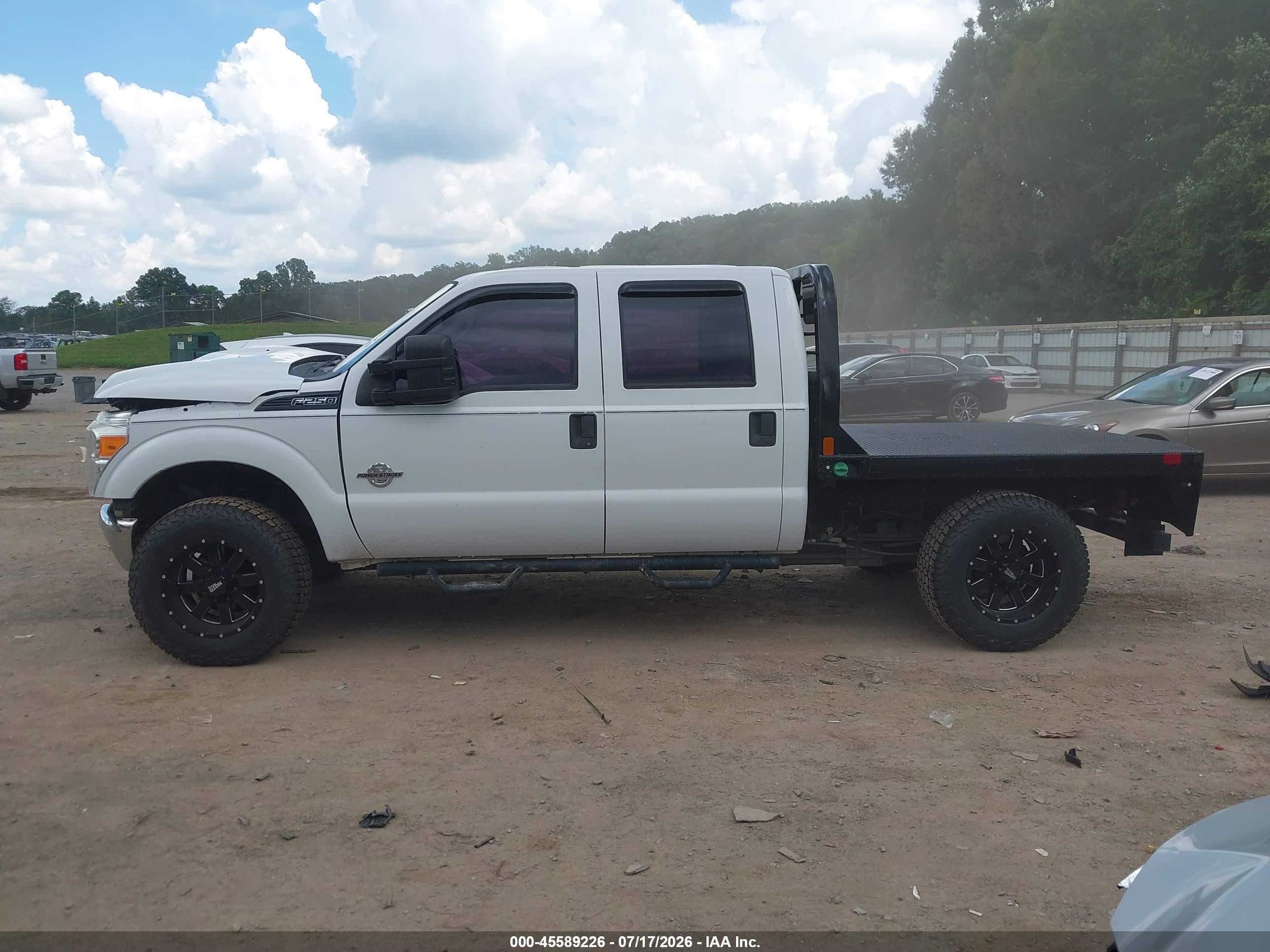 2015 Ford F-250 Xl White vin: 1FT7W2BT8FEA06995