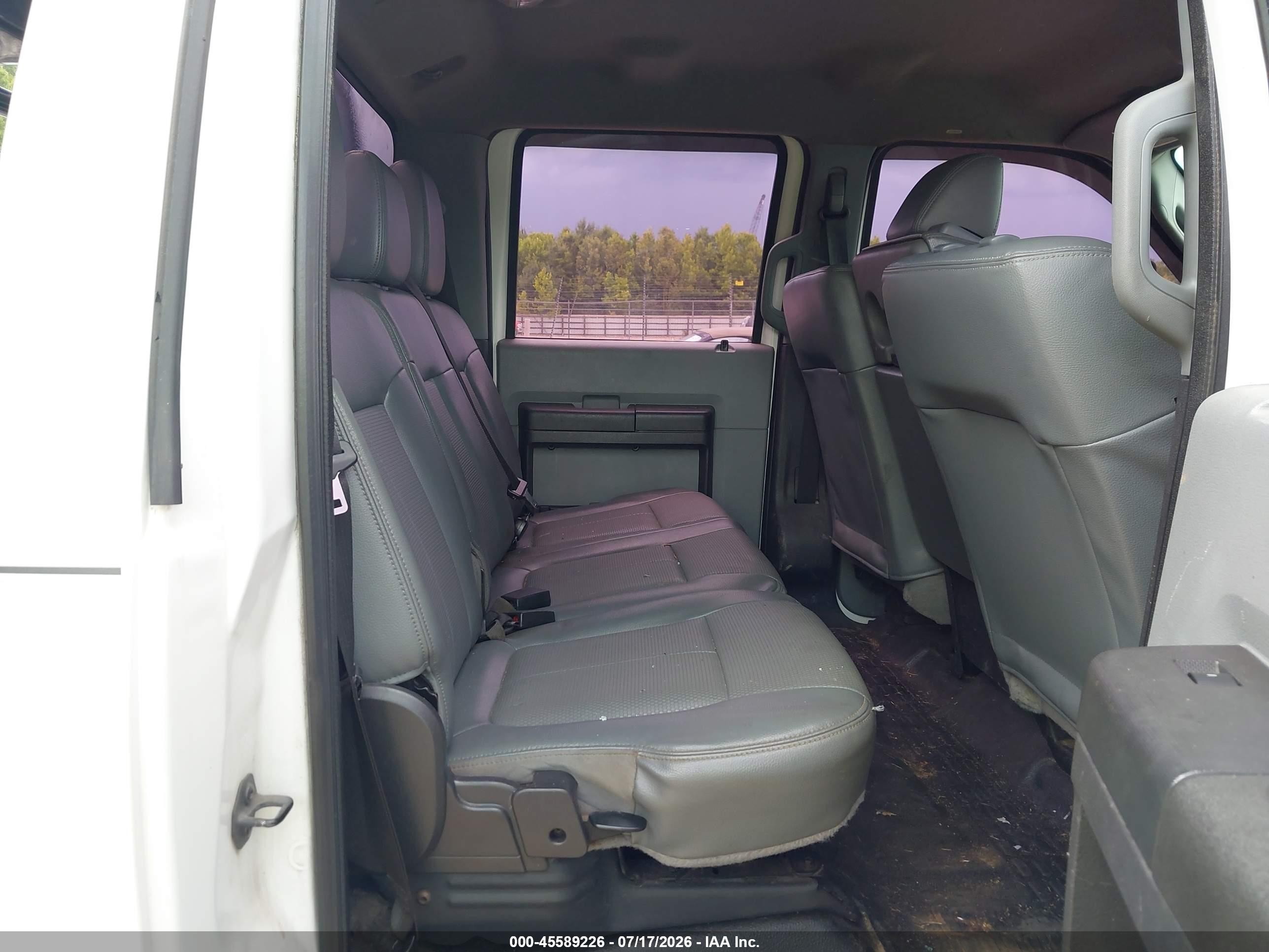 2015 Ford F-250 Xl White vin: 1FT7W2BT8FEA06995