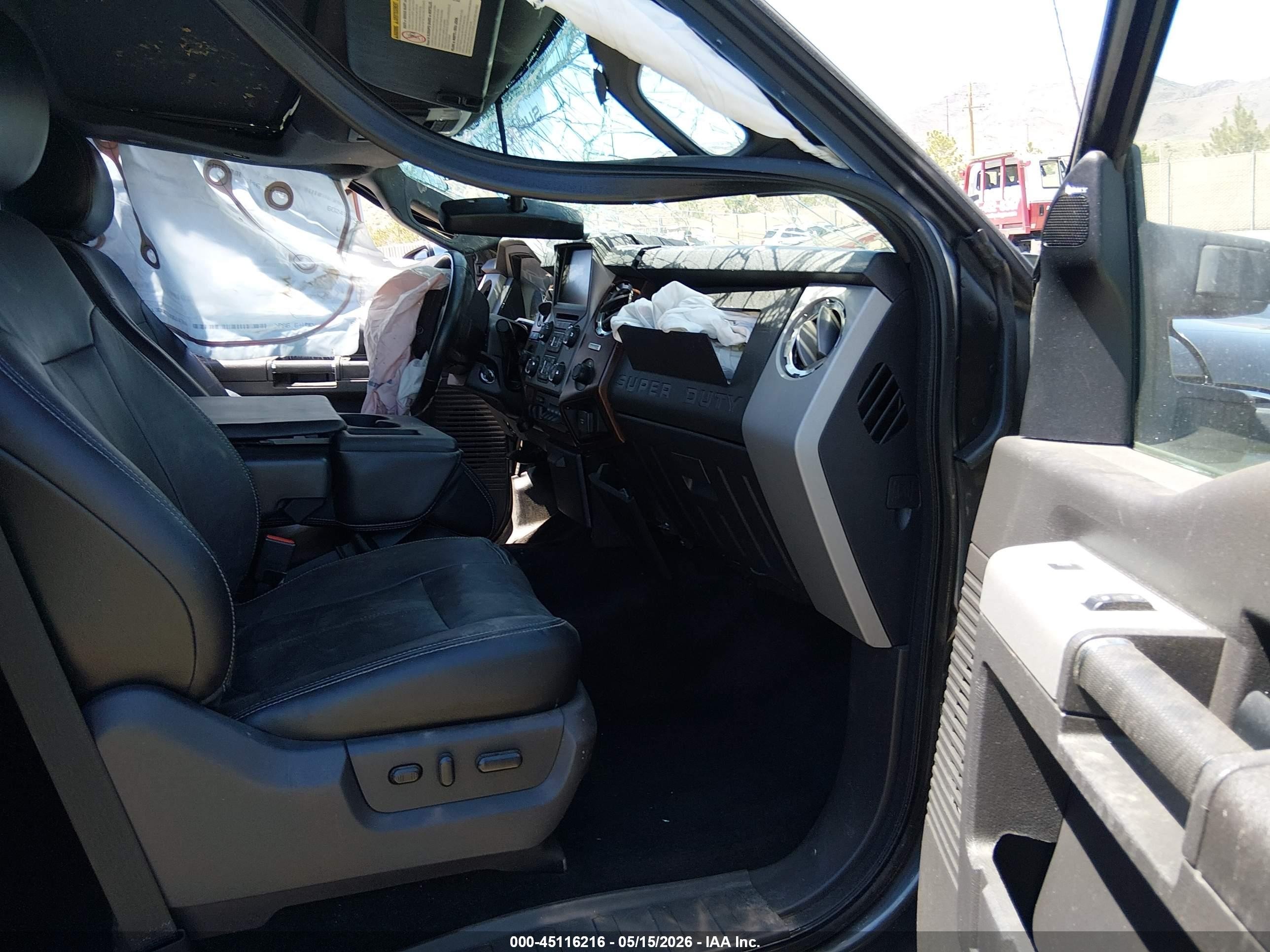 2015 Ford F-250 Lariat Gray vin: 1FT7W2BT8FEC35287