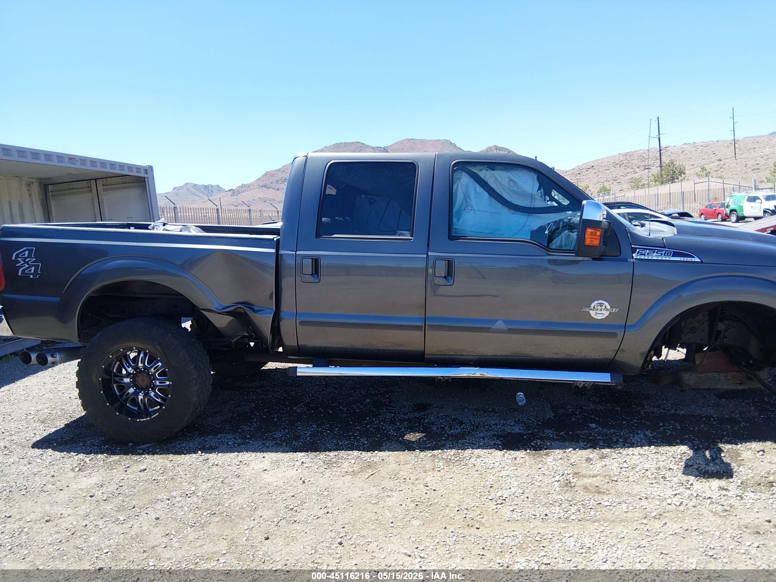 2015 Ford F-250 Lariat Gray vin: 1FT7W2BT8FEC35287