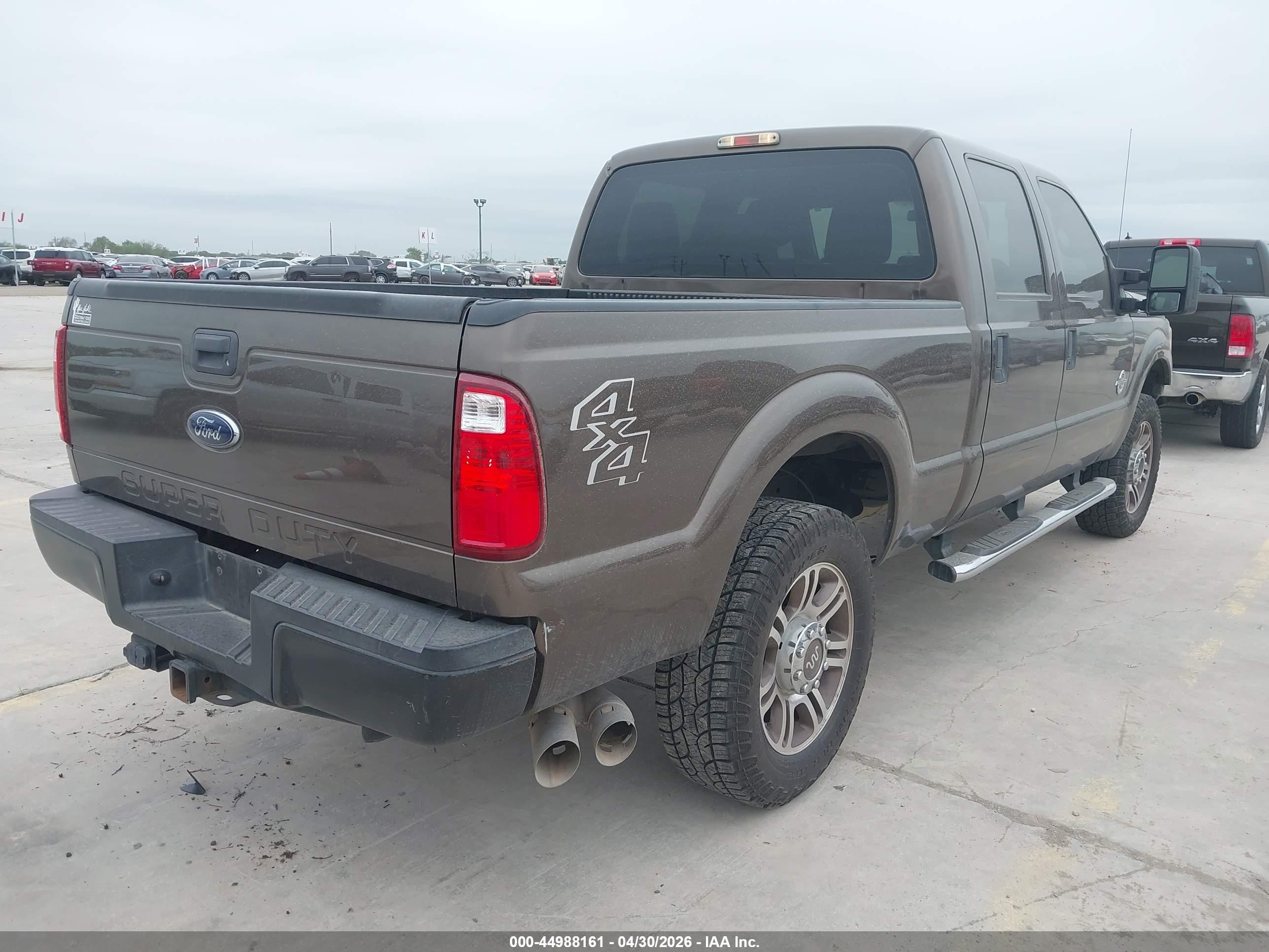 2015 Ford F-250 Xl Brown vin: 1FT7W2BT8FED52576