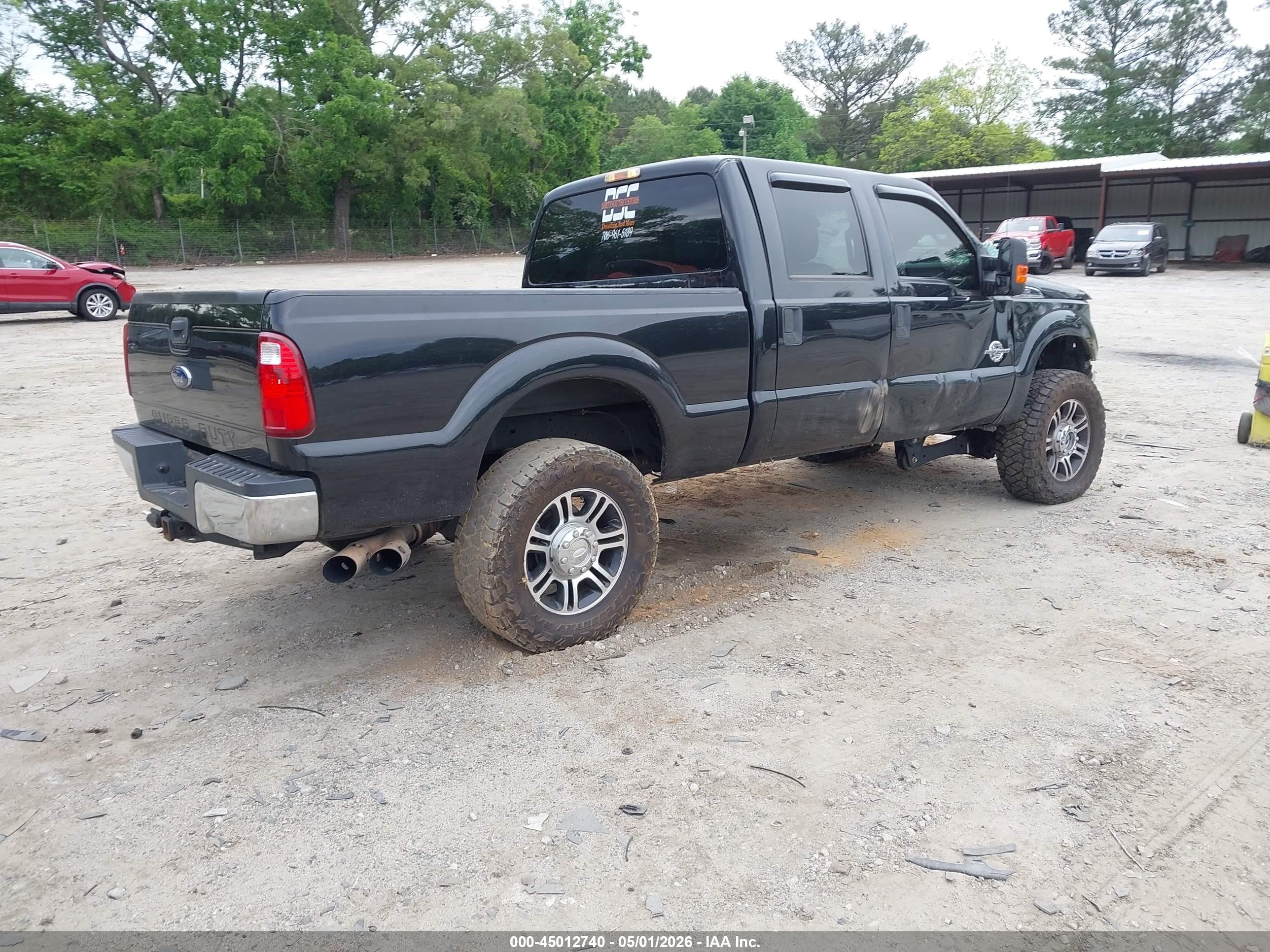 2015 Ford F-250 Xlt Black vin: 1FT7W2BT8FED68745