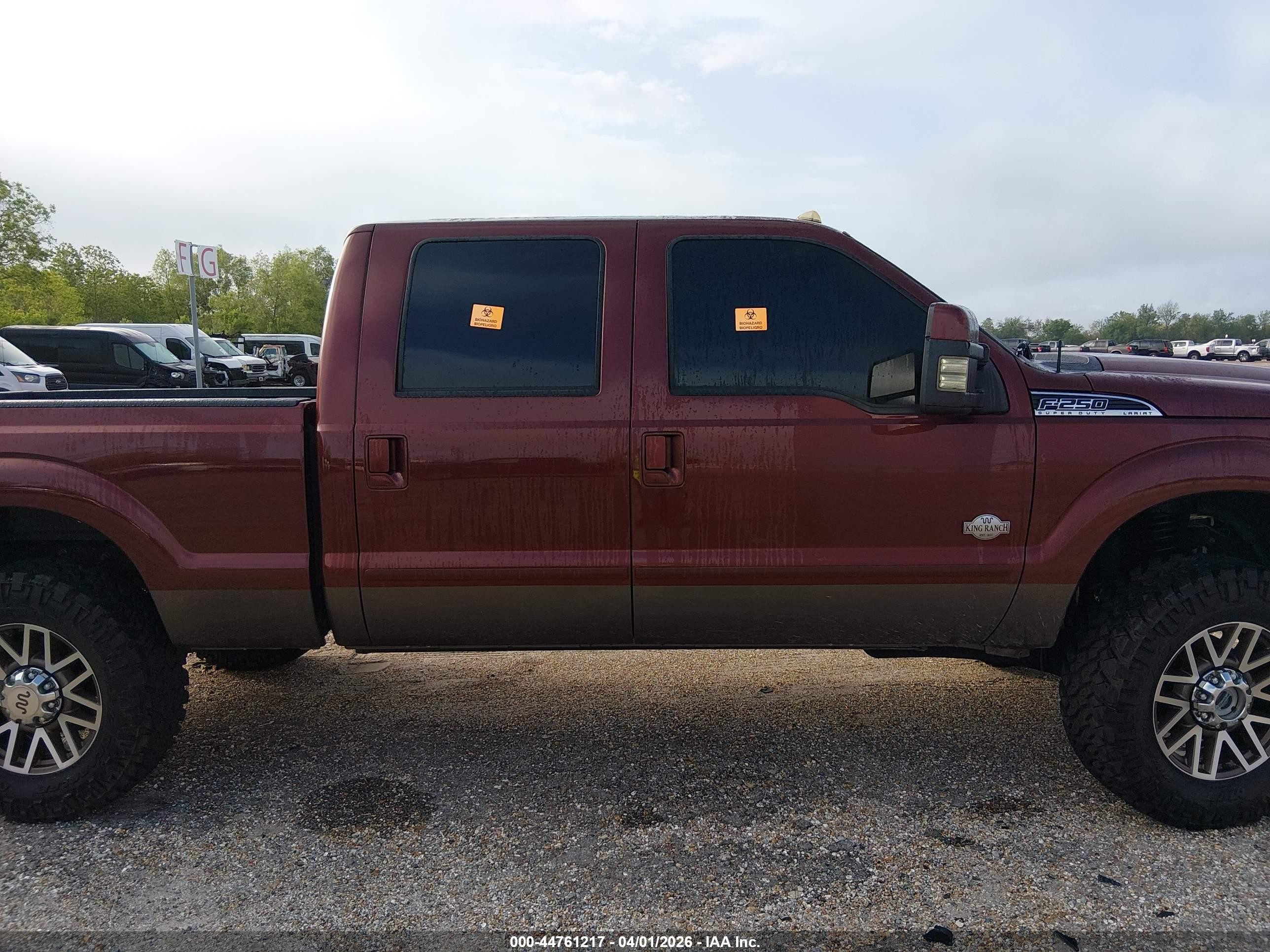 2016 Ford F-250 Lariat Brown vin: 1FT7W2BT8GEA69273