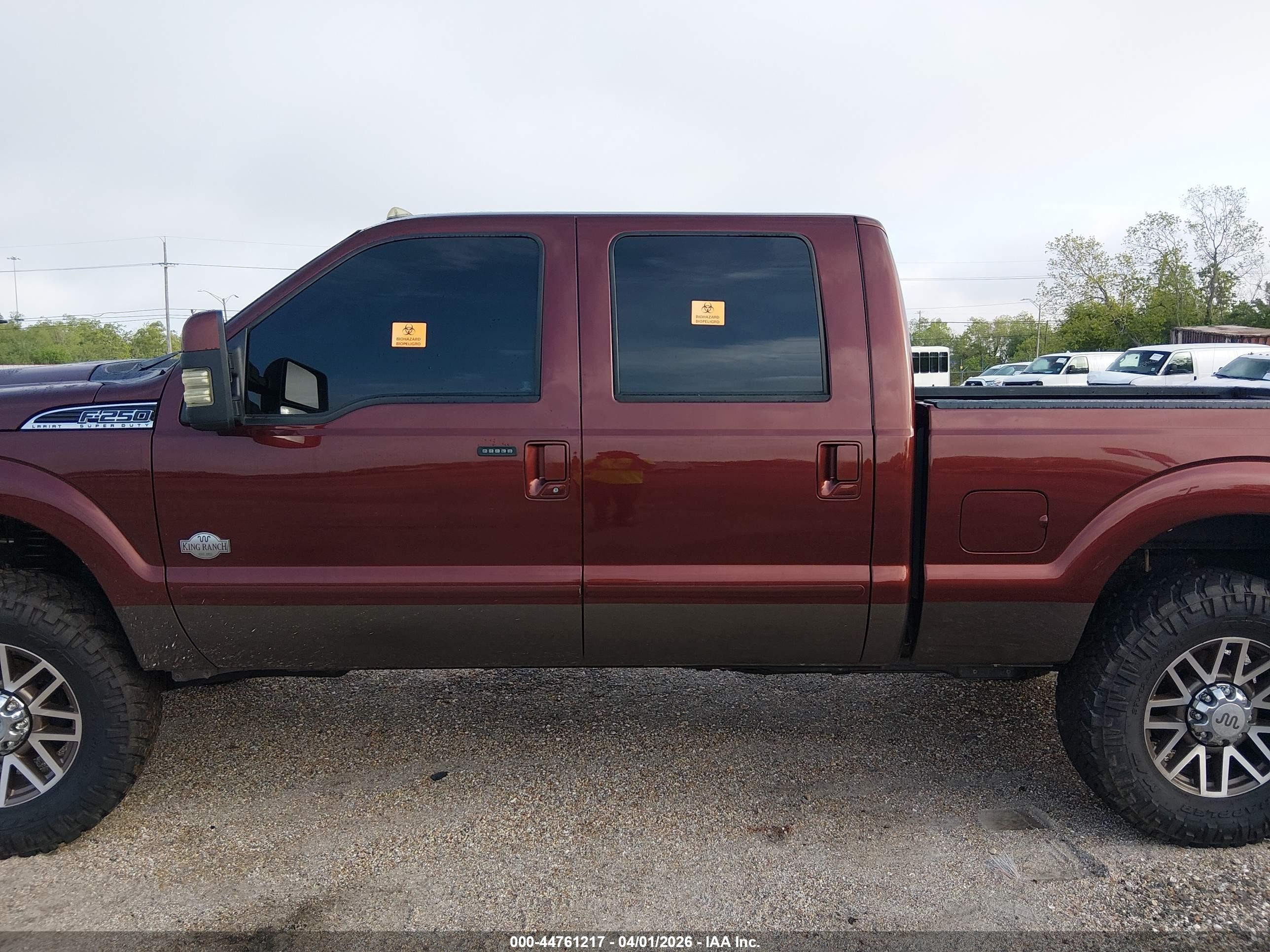 2016 Ford F-250 Lariat Brown vin: 1FT7W2BT8GEA69273