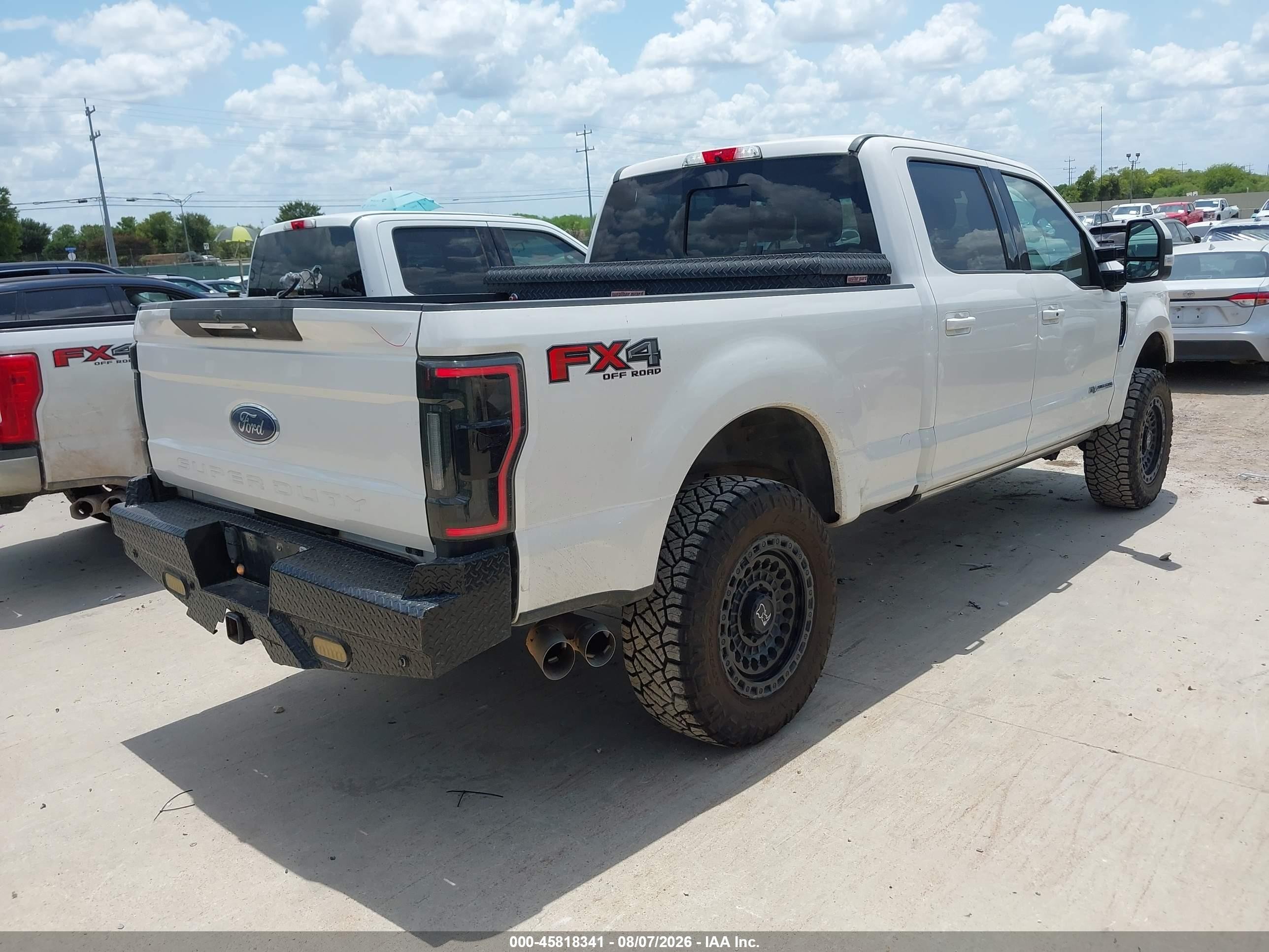 2017 Ford F-250 Lariat White vin: 1FT7W2BT8HEC77865