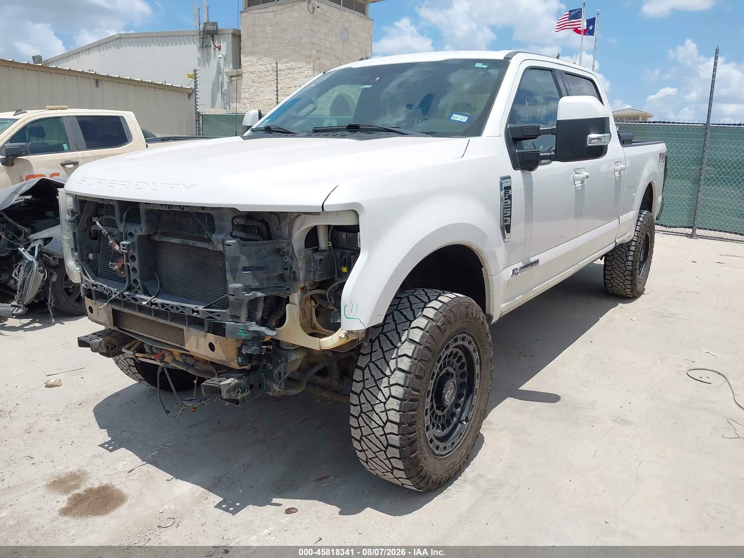 2017 Ford F-250 Lariat White vin: 1FT7W2BT8HEC77865