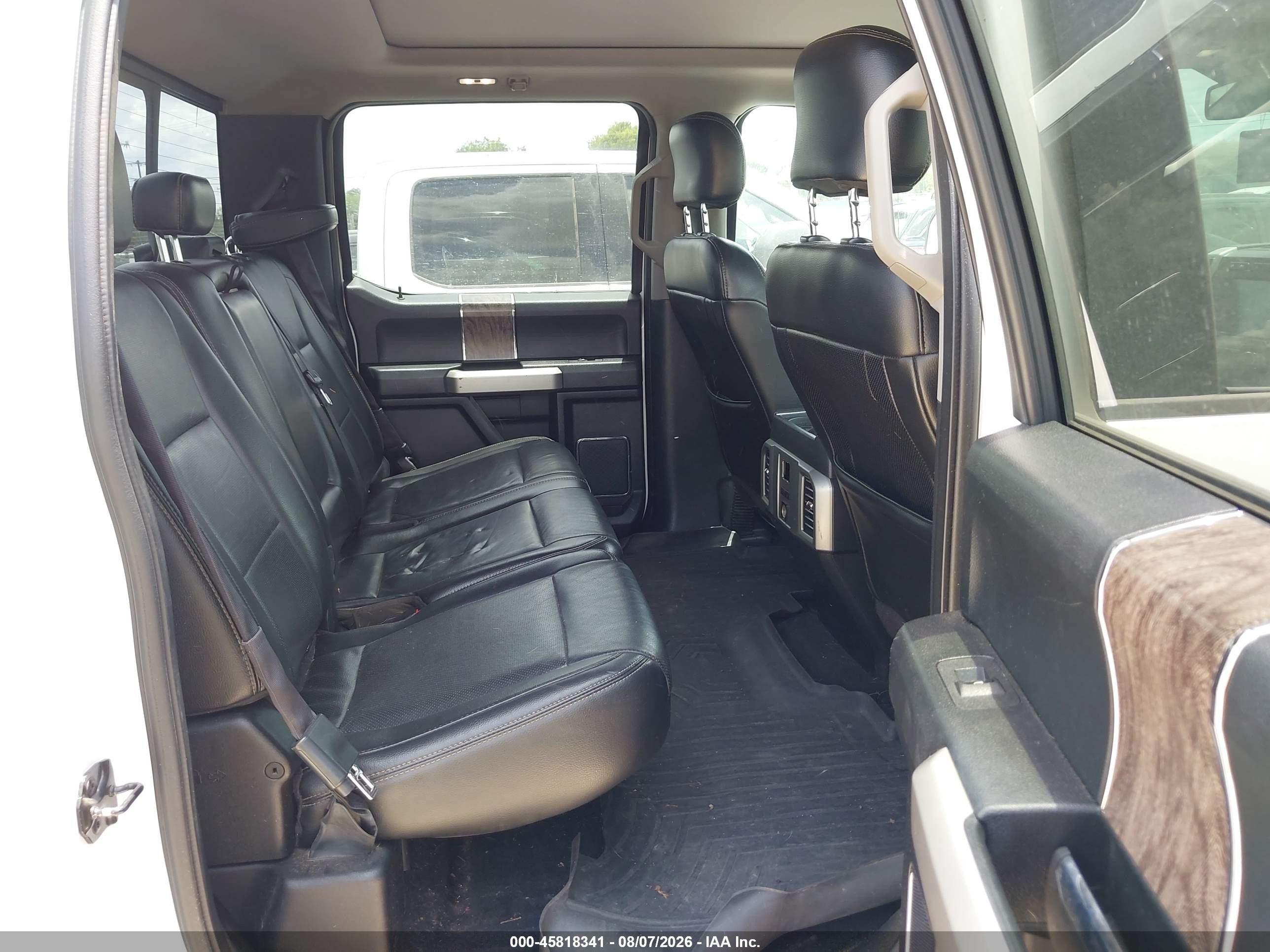 2017 Ford F-250 Lariat White vin: 1FT7W2BT8HEC77865