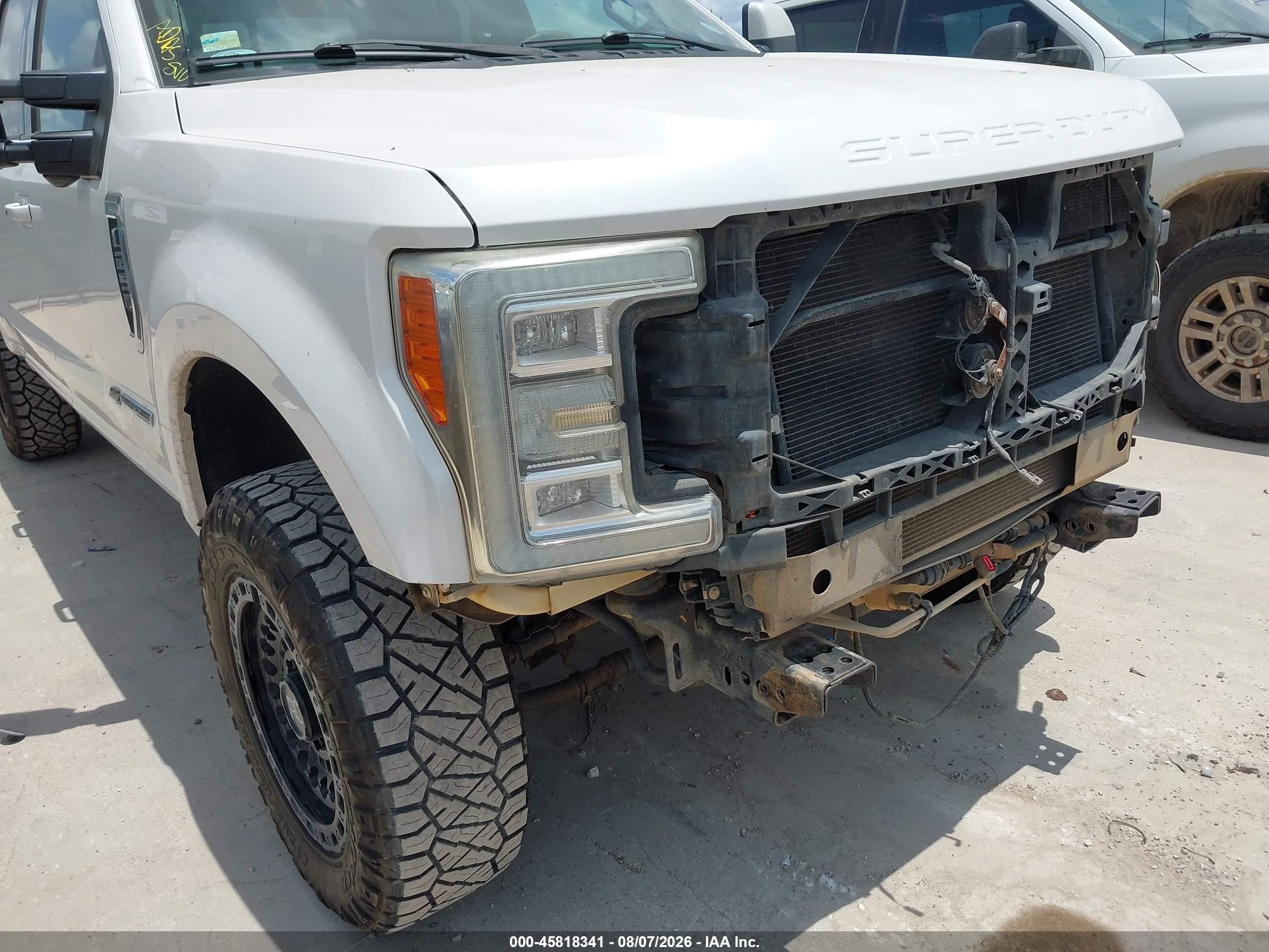 2017 Ford F-250 Lariat White vin: 1FT7W2BT8HEC77865
