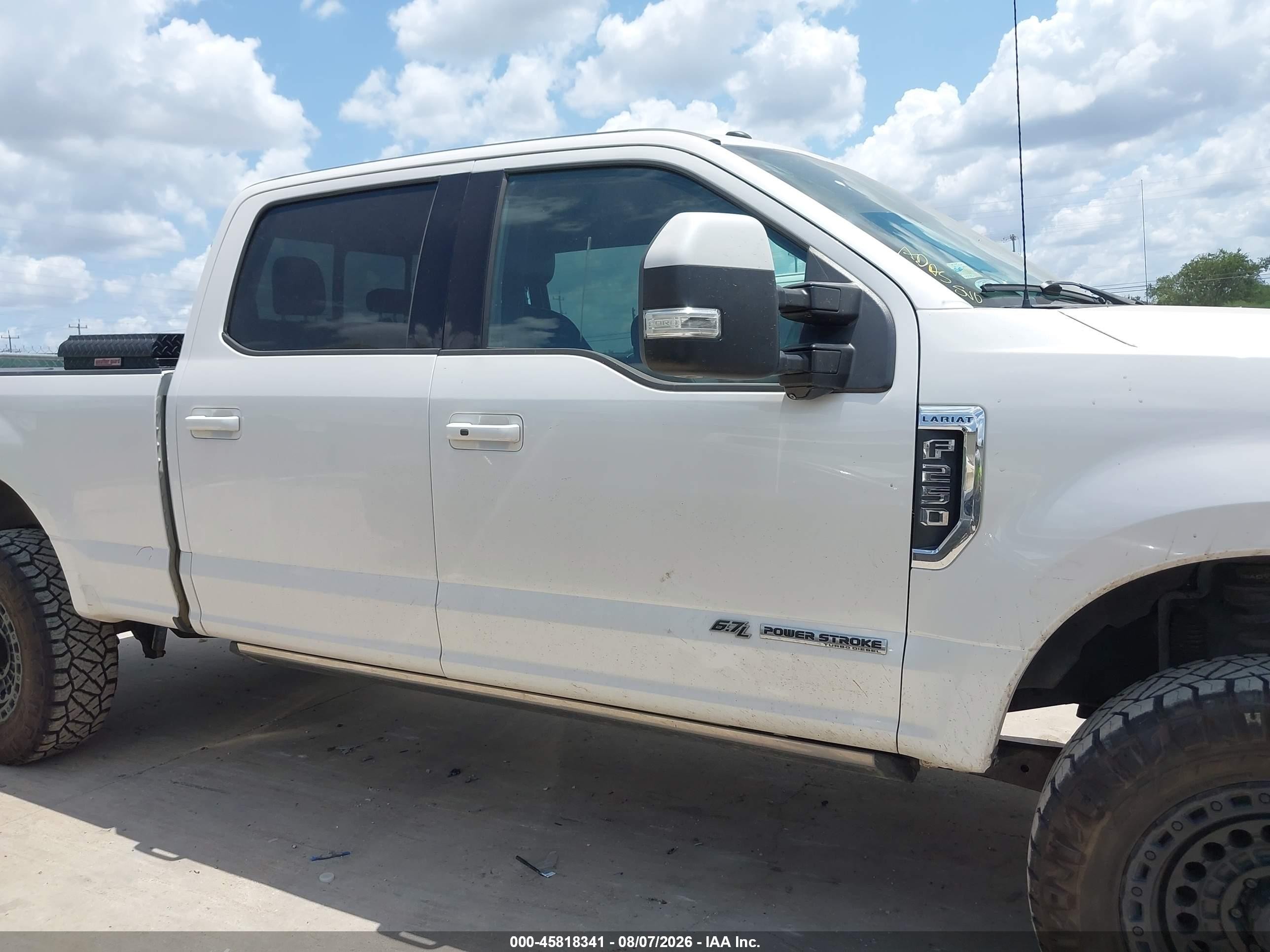 2017 Ford F-250 Lariat White vin: 1FT7W2BT8HEC77865