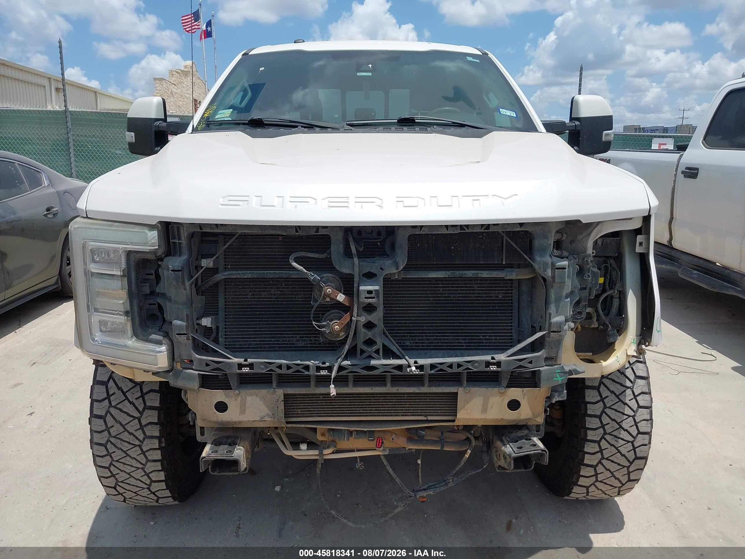 2017 Ford F-250 Lariat White vin: 1FT7W2BT8HEC77865