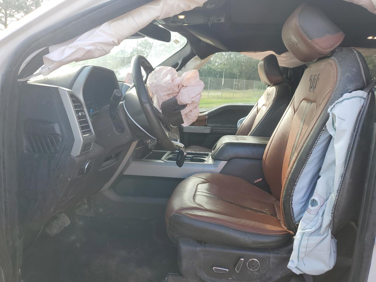 2019 Ford F250 Super Duty White vin: 1FT7W2BT8KEF93807