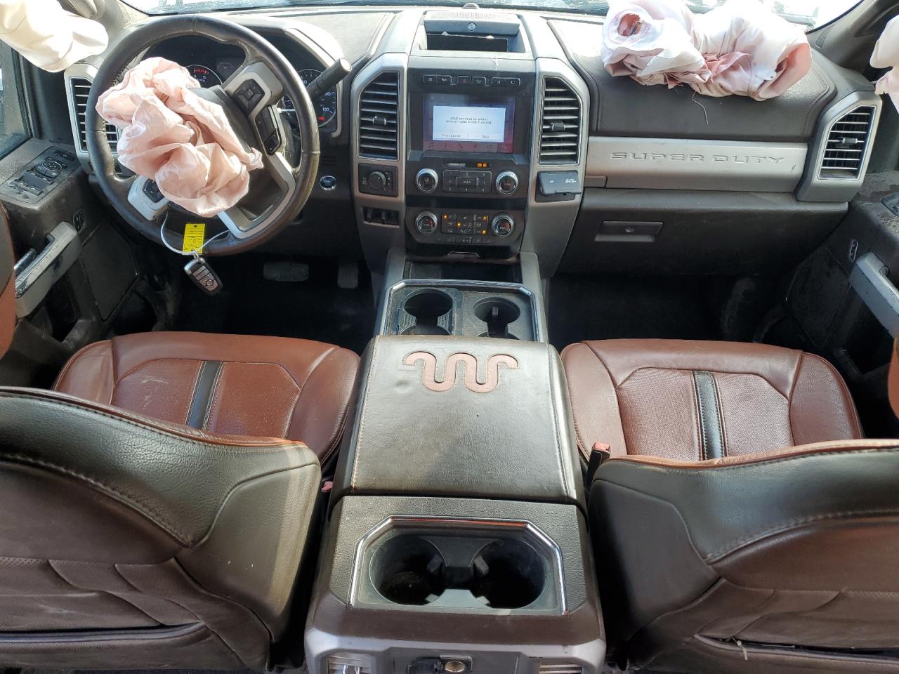 2019 Ford F250 Super Duty White vin: 1FT7W2BT8KEF93807