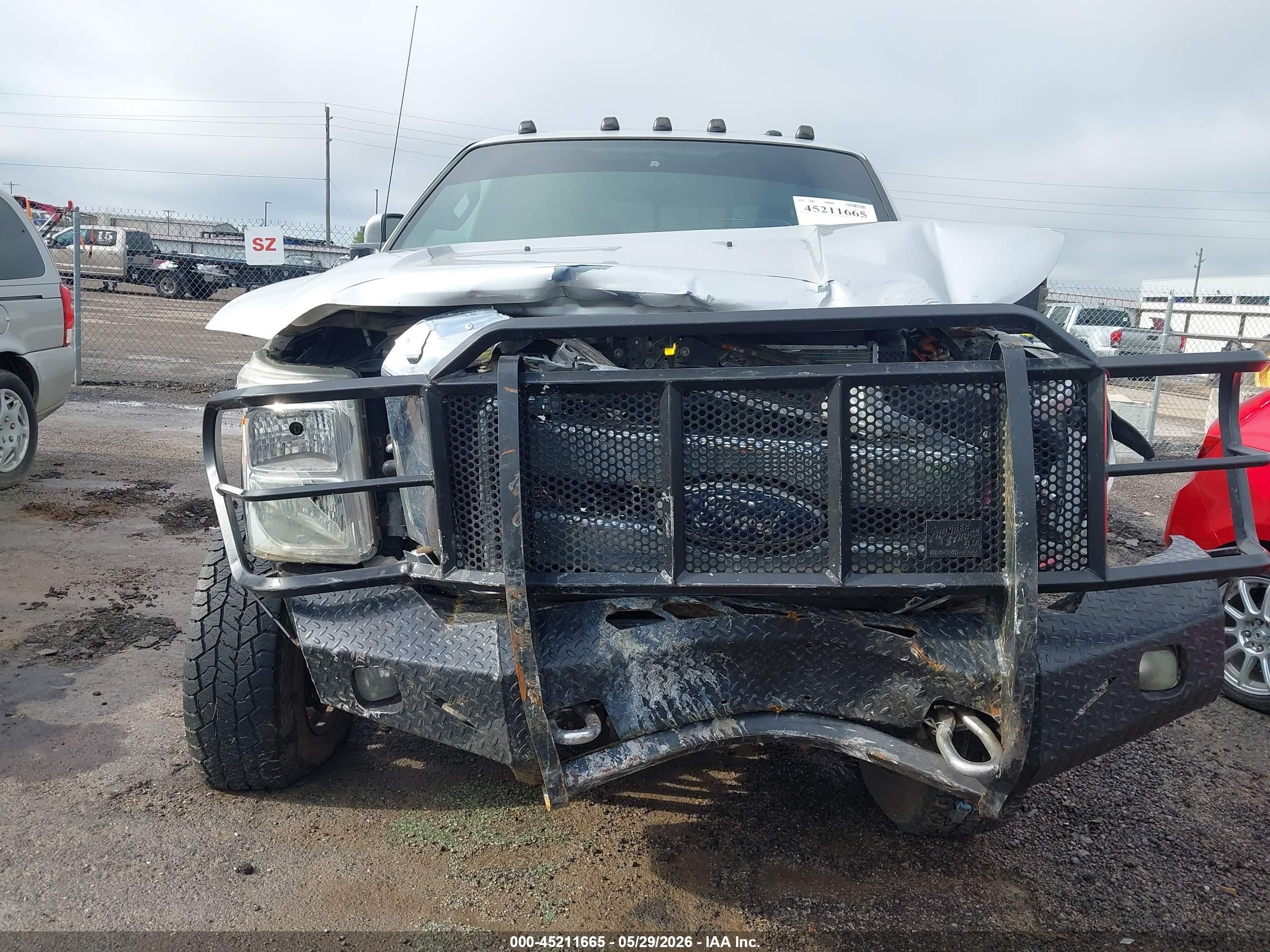 2011 Ford F-250 Lariat Silver vin: 1FT7W2BT9BEA46657