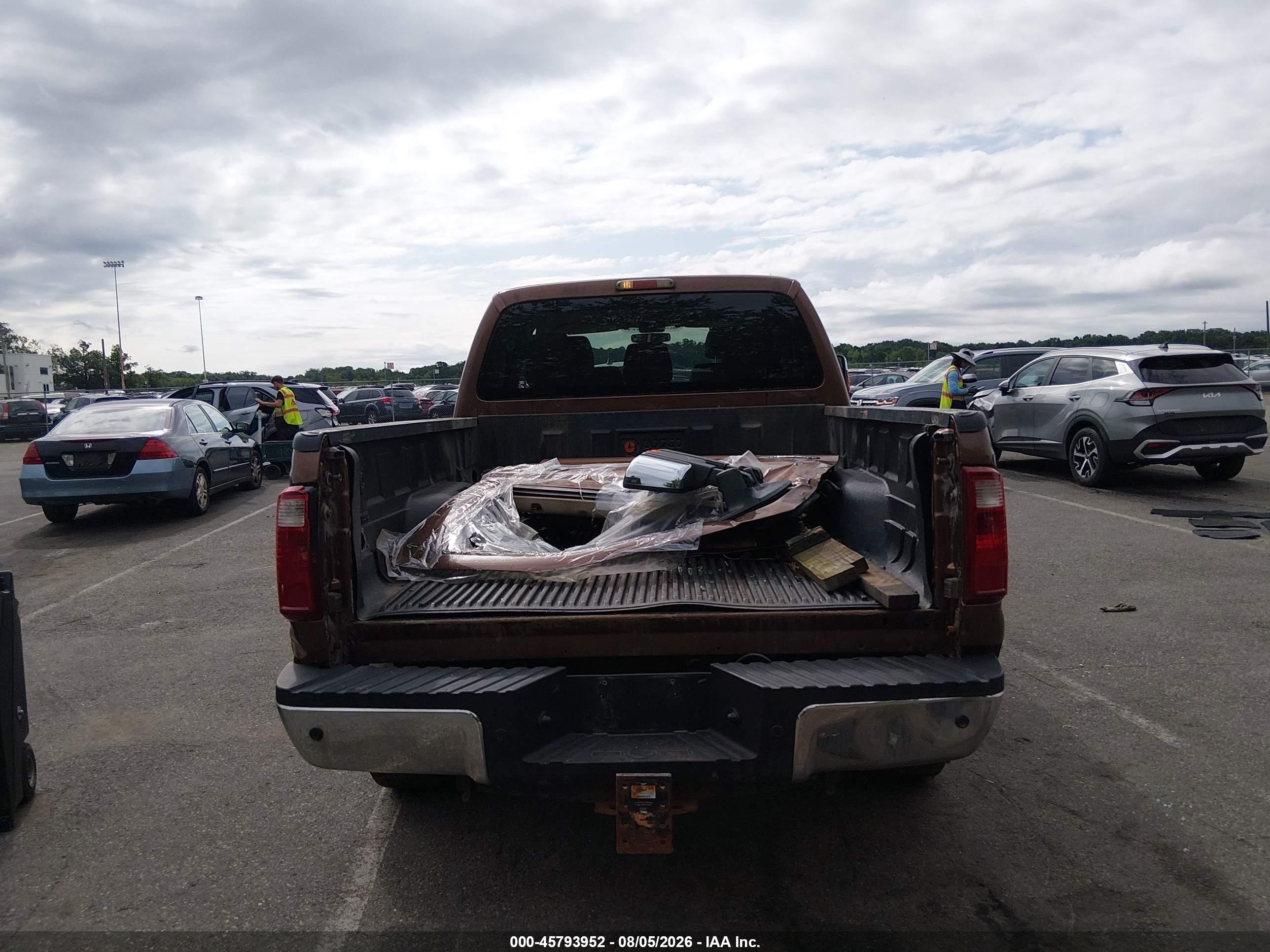 2011 Ford F-250 Xlt Brown vin: 1FT7W2BT9BEB21597