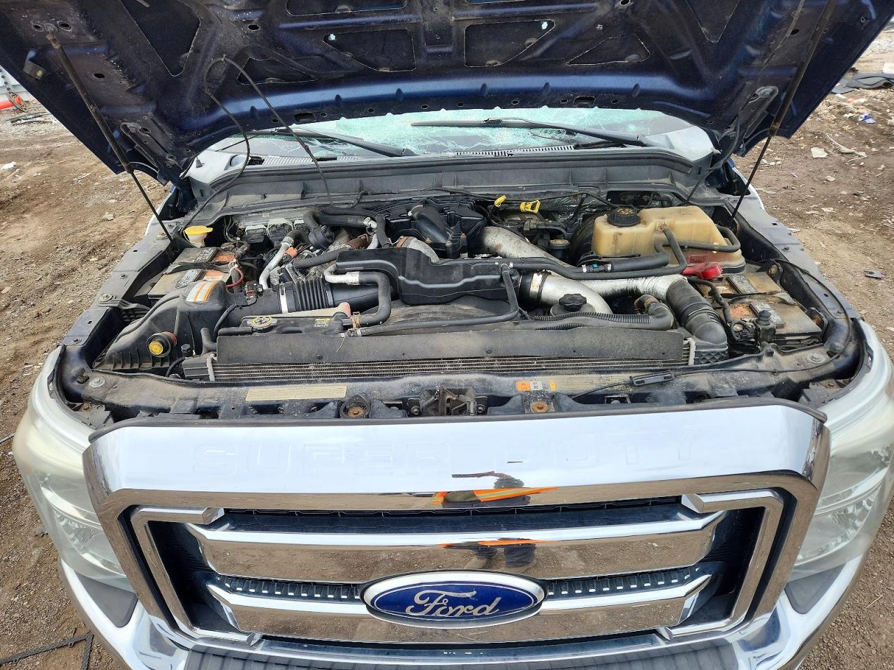 2011 Ford F250 Super Duty Blue vin: 1FT7W2BT9BEB64952