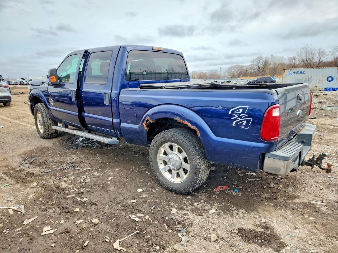 2011 Ford F250 Super Duty Blue vin: 1FT7W2BT9BEB64952