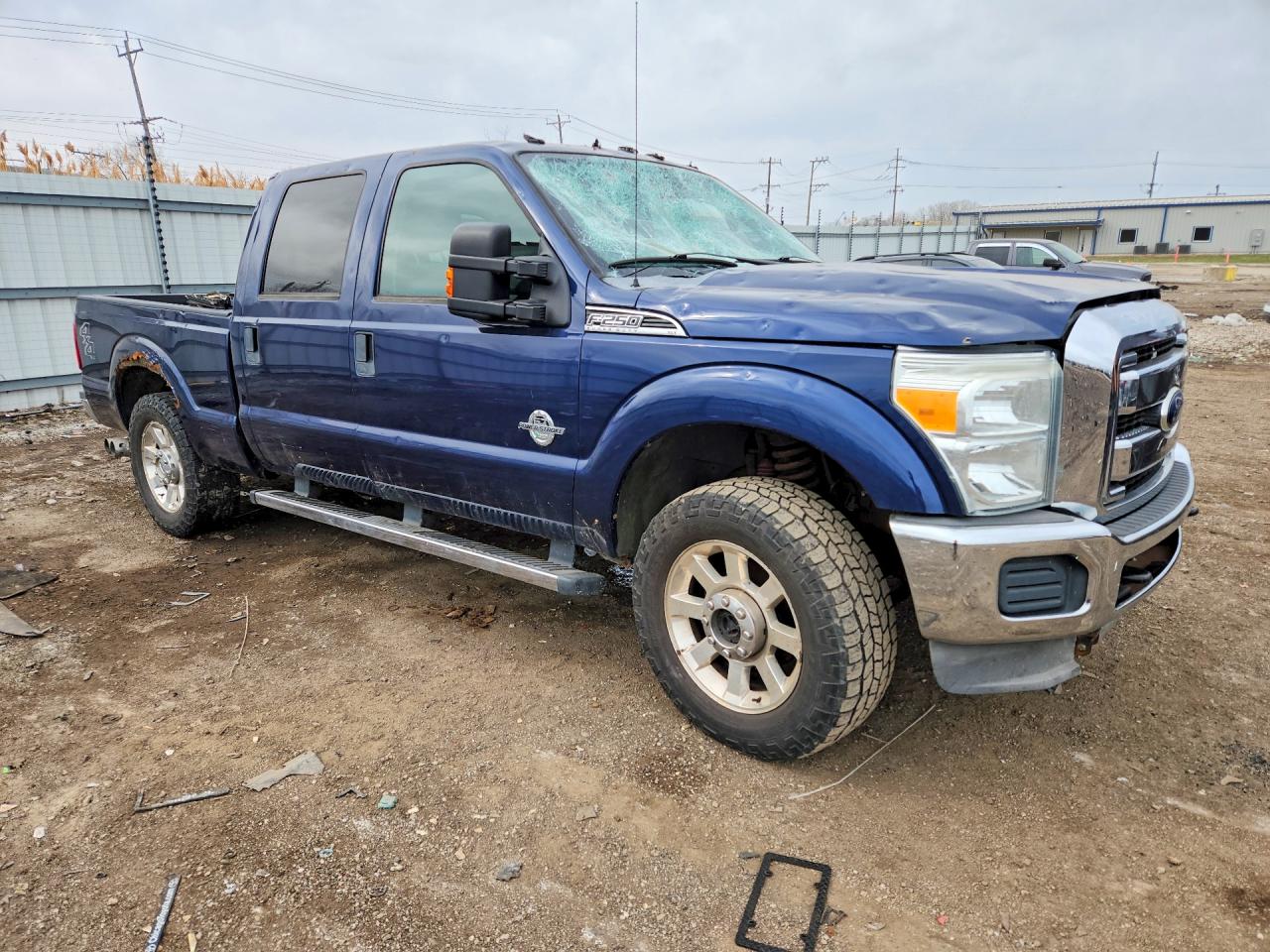2011 Ford F250 Super Duty Blue vin: 1FT7W2BT9BEB64952