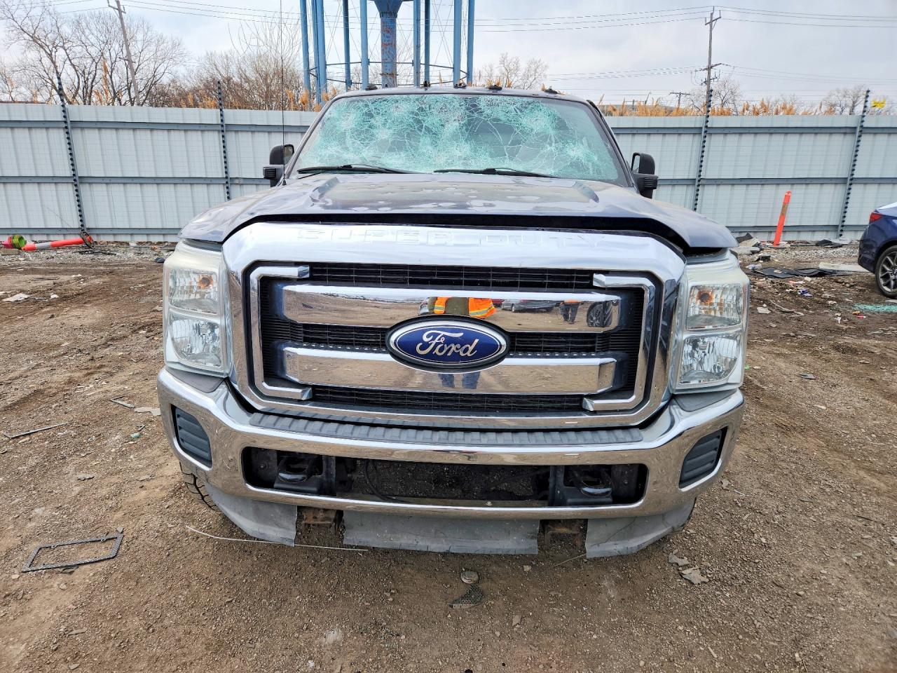 2011 Ford F250 Super Duty Blue vin: 1FT7W2BT9BEB64952