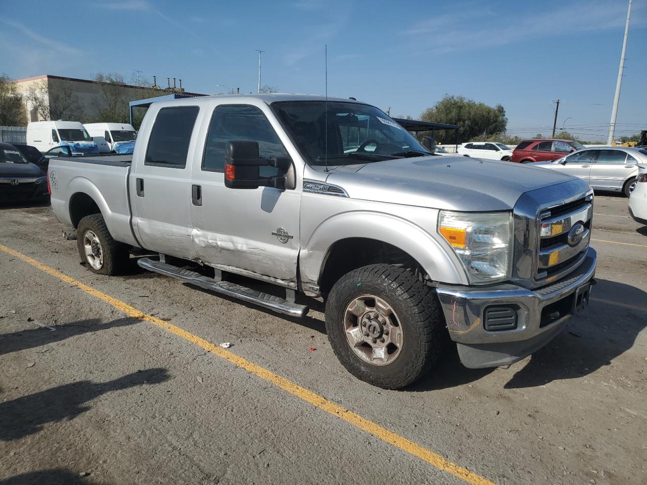 2011 Ford F250 Super Duty Silver vin: 1FT7W2BT9BEC01661