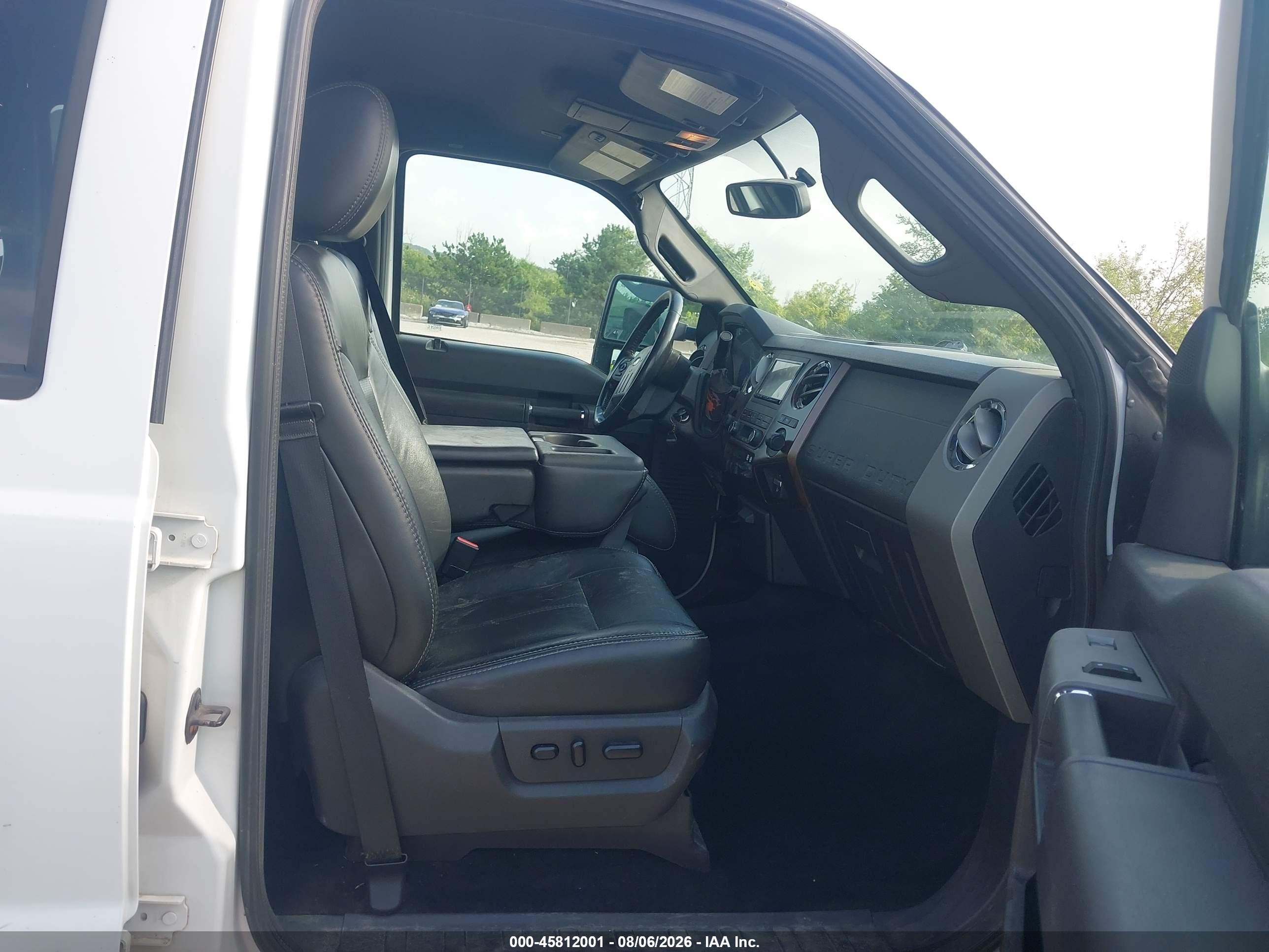 2011 Ford F-250 Lariat White vin: 1FT7W2BT9BEC39570