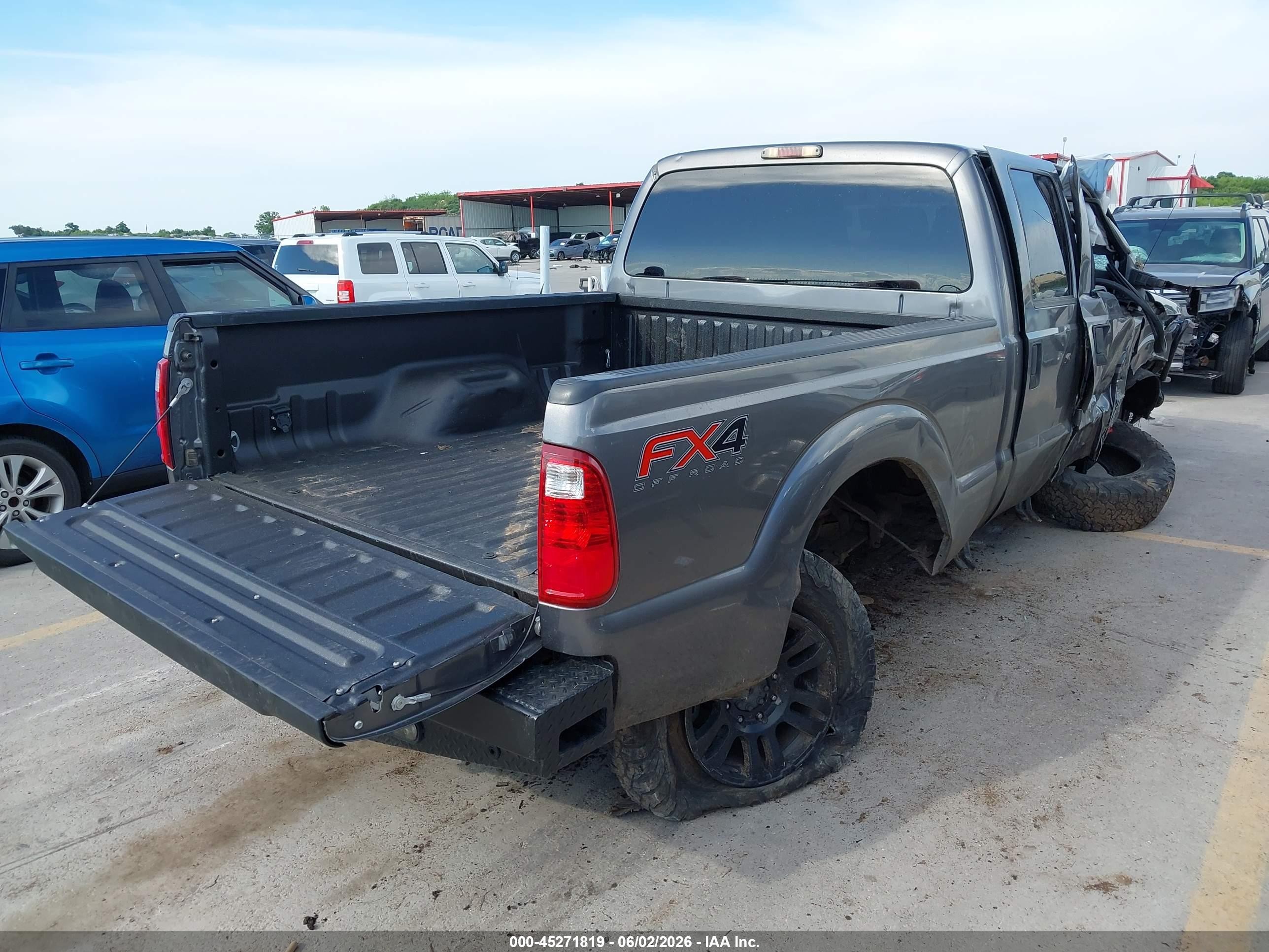2012 Ford F-250 Xlt Gray vin: 1FT7W2BT9CEA11442