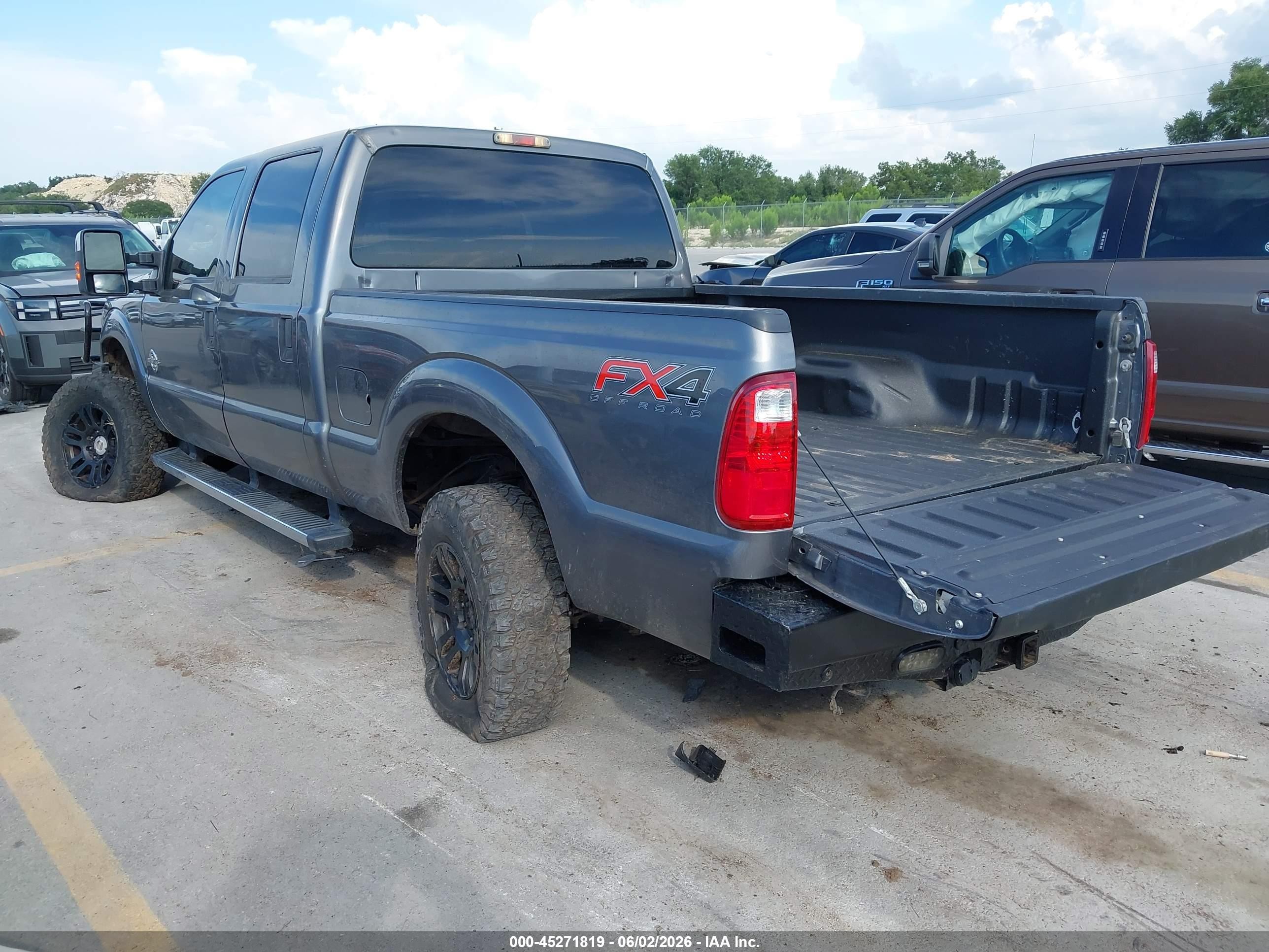2012 Ford F-250 Xlt Gray vin: 1FT7W2BT9CEA11442