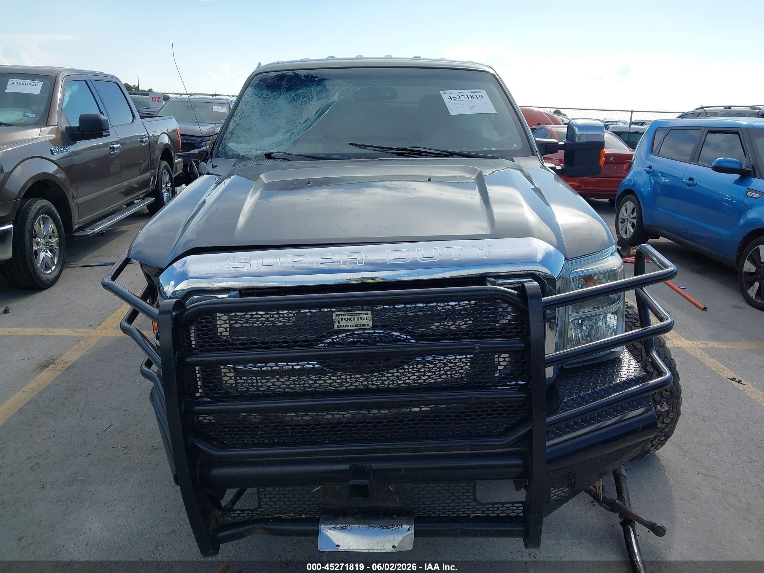 2012 Ford F-250 Xlt Gray vin: 1FT7W2BT9CEA11442