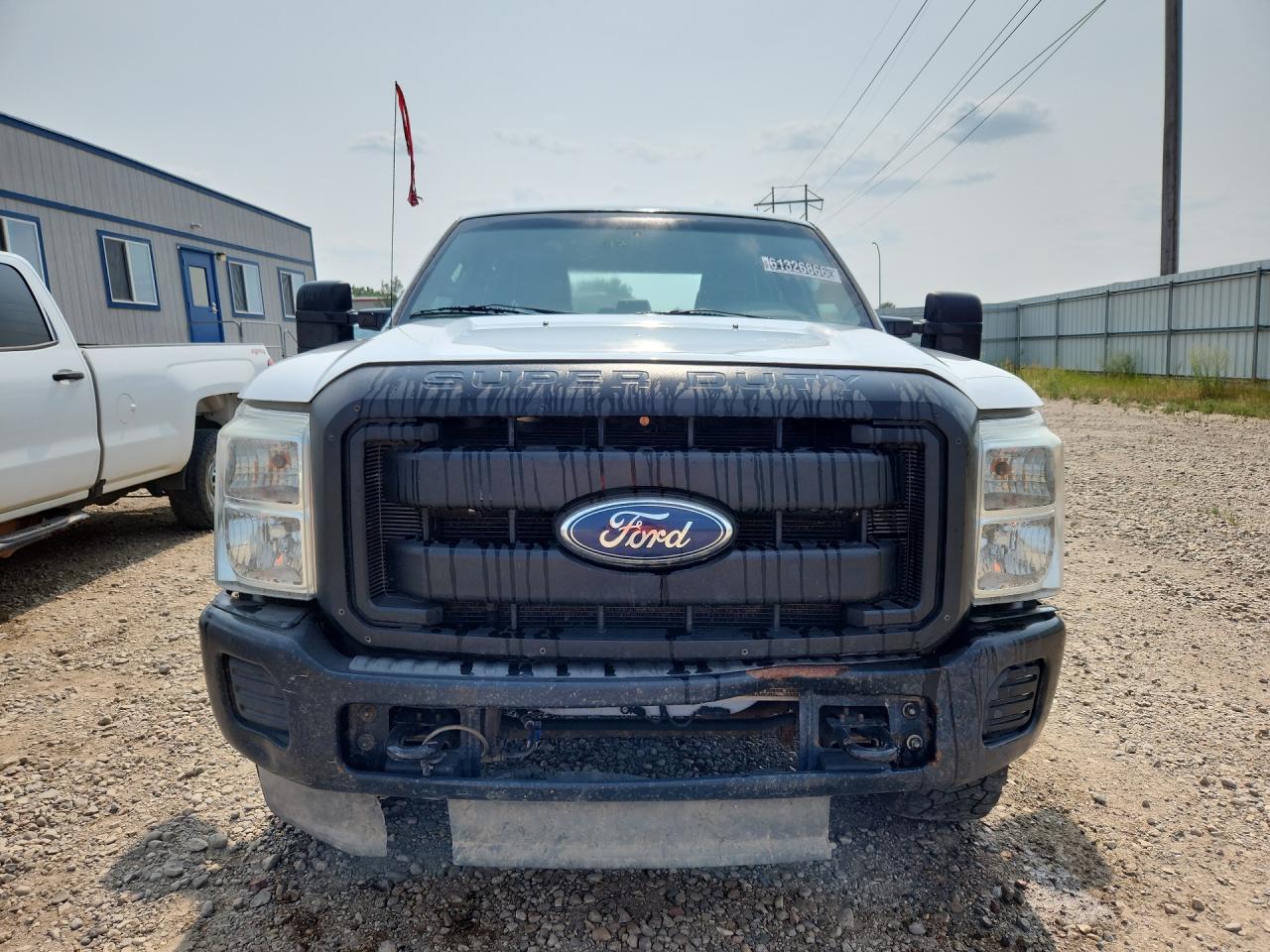 2012 Ford F250 Super Duty White vin: 1FT7W2BT9CEA51049 Damage: Front Valance, Broken, Replacement Required