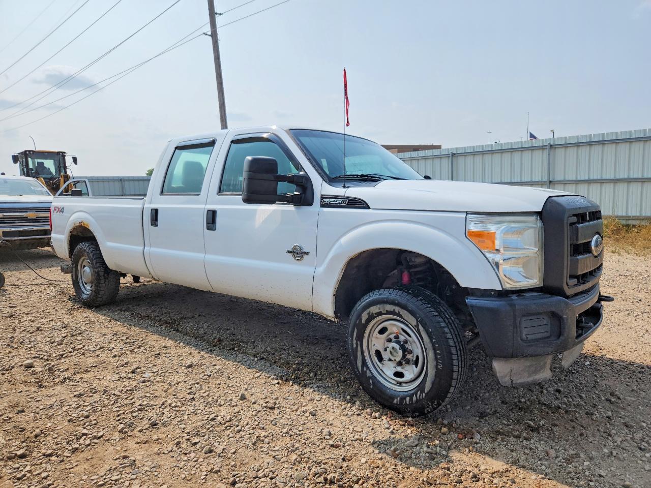 2012 Ford F250 Super Duty White vin: 1FT7W2BT9CEA51049
