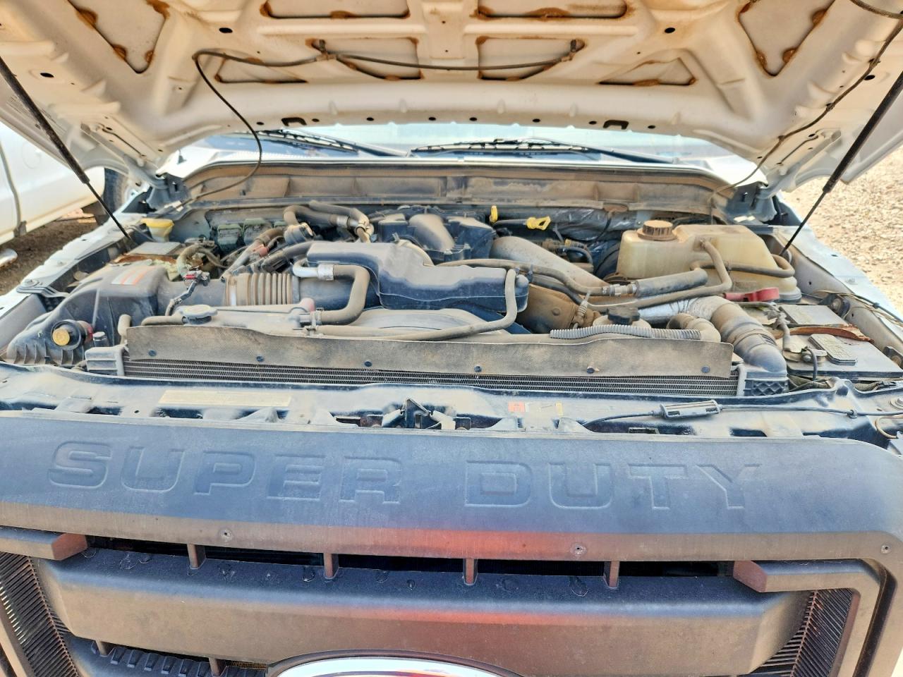 2012 Ford F250 Super Duty White vin: 1FT7W2BT9CEA51049