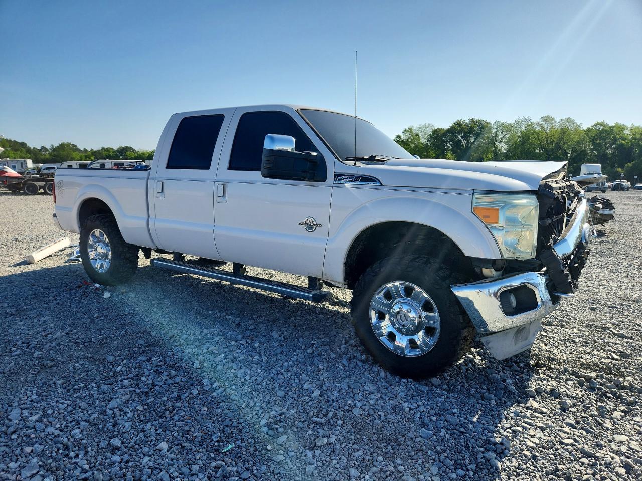 2012 Ford F250 Super Duty Белый vin: 1FT7W2BT9CEA95164