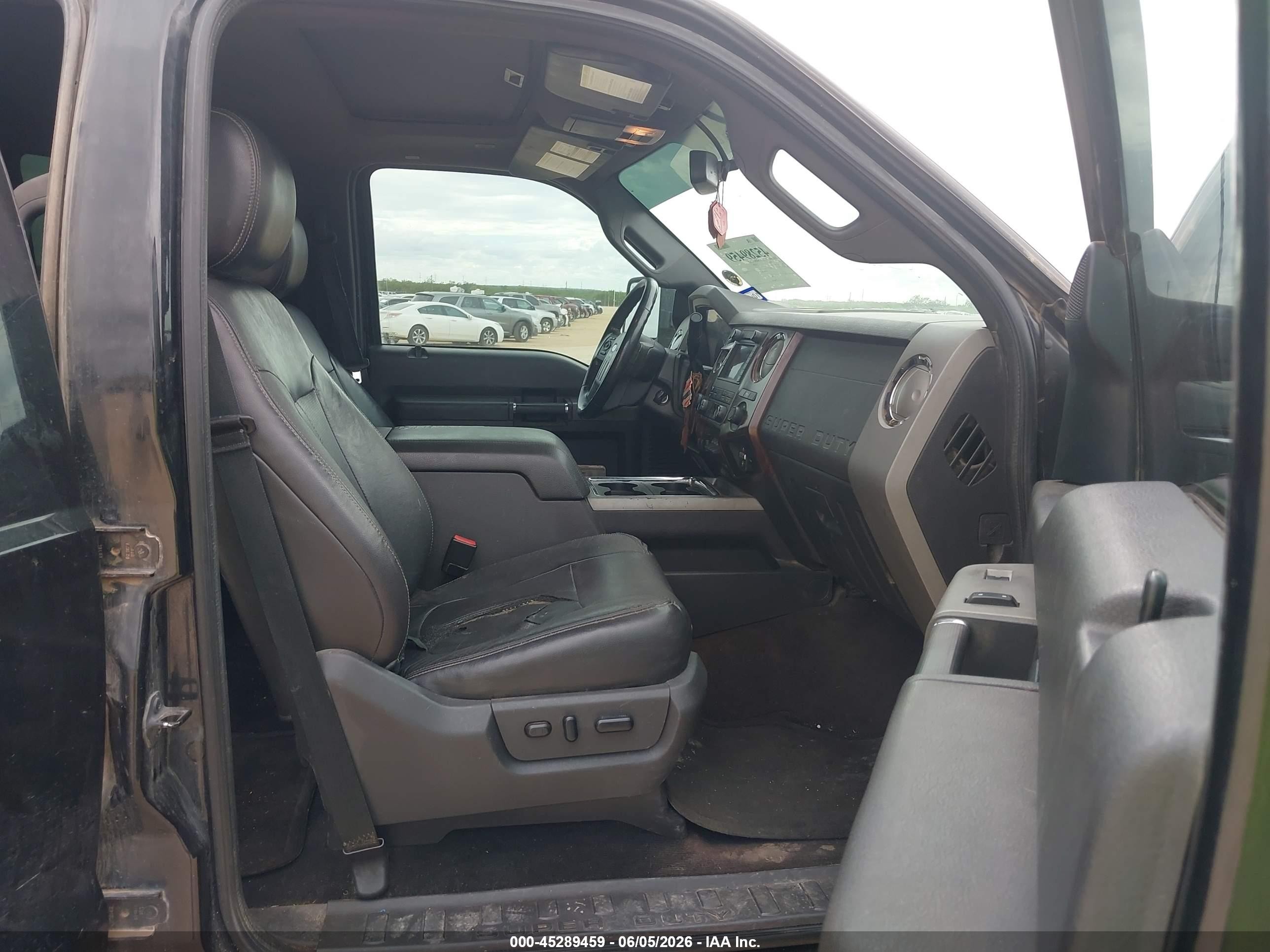 2012 Ford F-250 Lariat Black vin: 1FT7W2BT9CEC25461