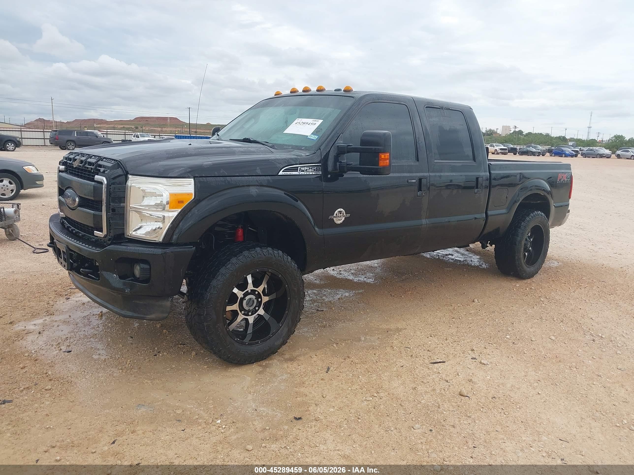 2012 Ford F-250 Lariat Black vin: 1FT7W2BT9CEC25461