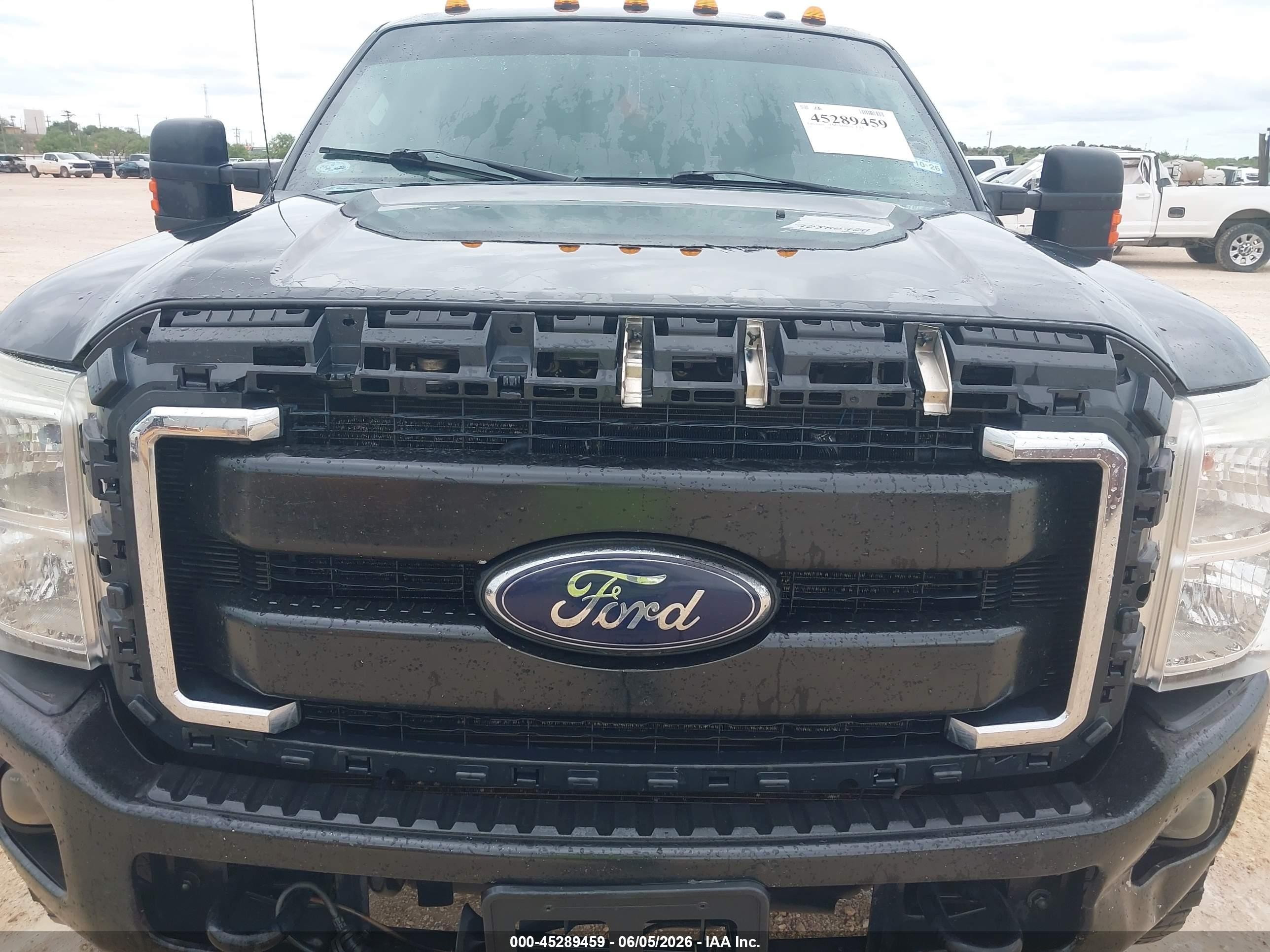 2012 Ford F-250 Lariat Black vin: 1FT7W2BT9CEC25461