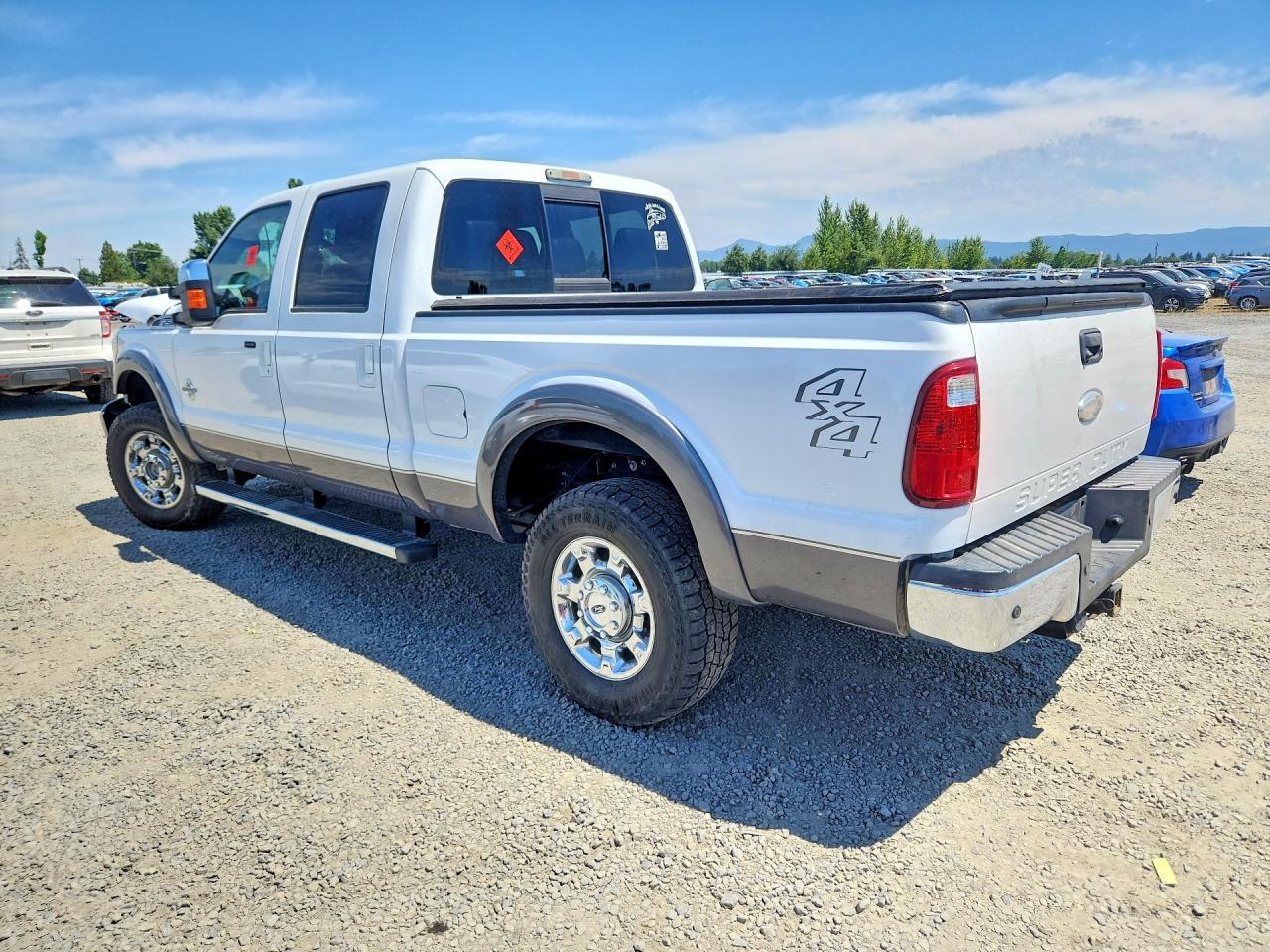 2012 Ford F250 Super Duty White vin: 1FT7W2BT9CEC42406