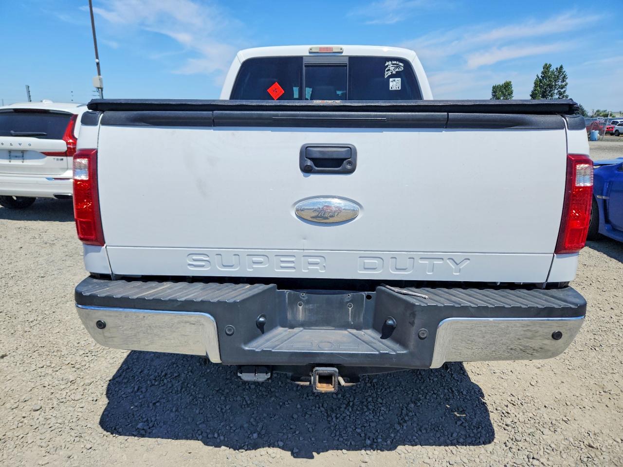 2012 Ford F250 Super Duty White vin: 1FT7W2BT9CEC42406