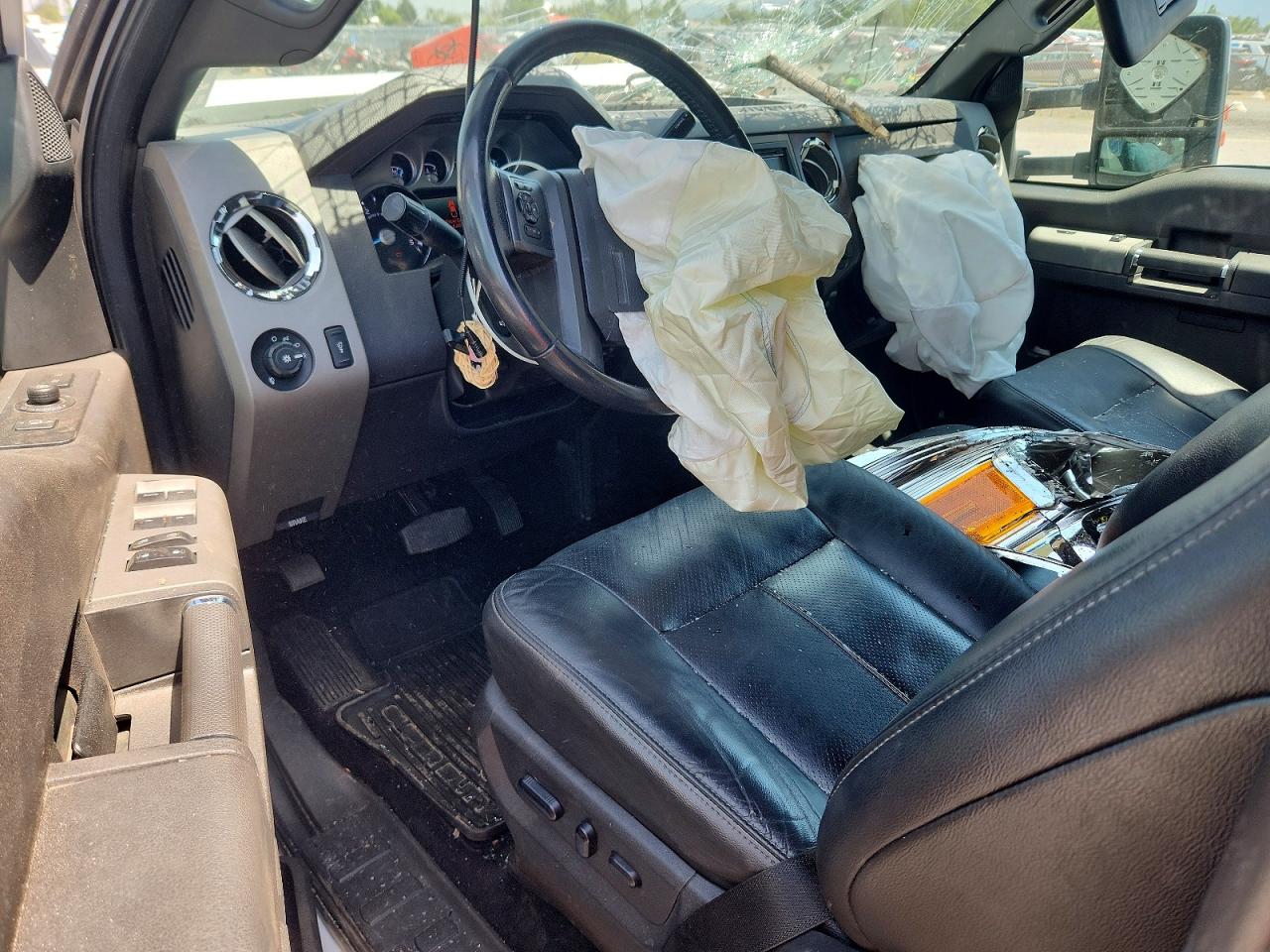 2012 Ford F250 Super Duty White vin: 1FT7W2BT9CEC42406