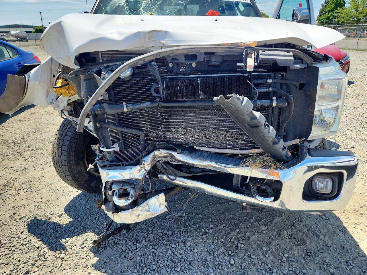 2012 Ford F250 Super Duty White vin: 1FT7W2BT9CEC42406
