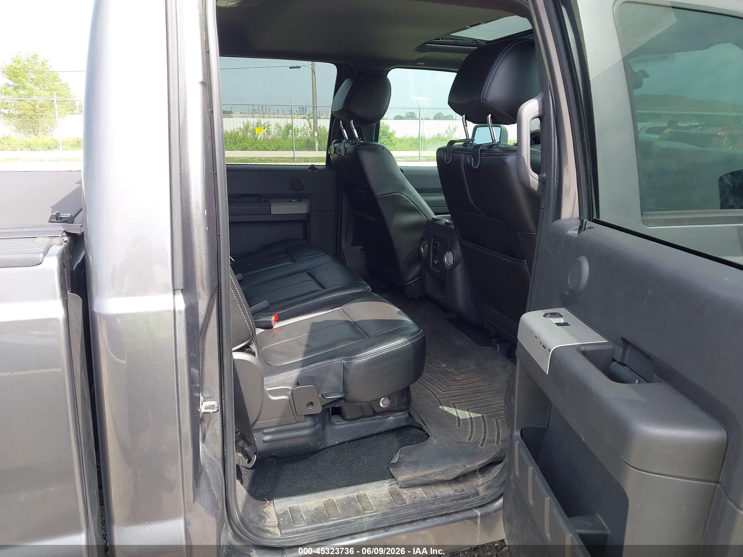 2013 Ford F-250 Lariat Gray vin: 1FT7W2BT9DEA63574