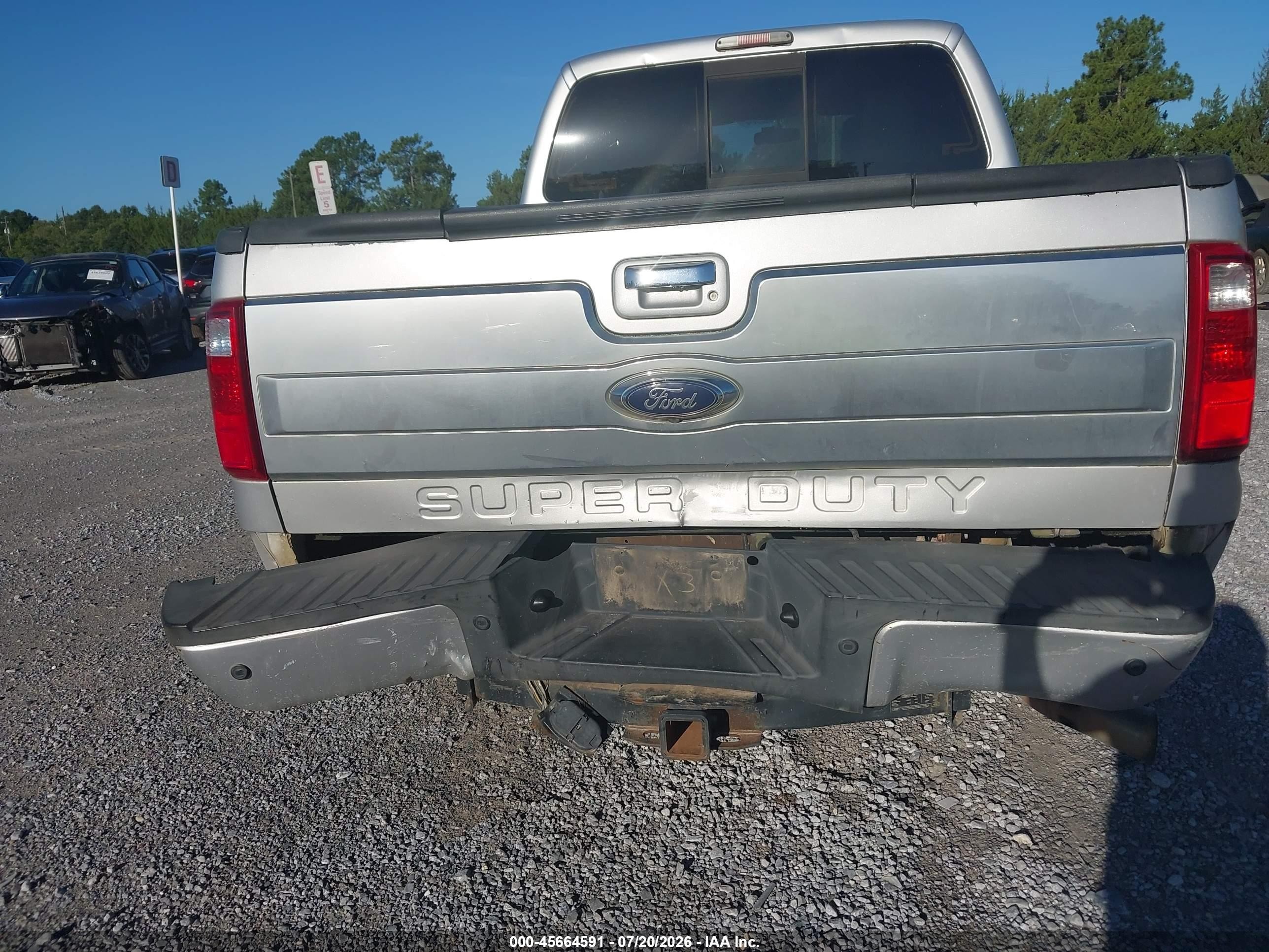 2013 Ford Super Duty F-250 Srw King Ranch/lariat/platinum/xl/xlt Silver vin: 1FT7W2BT9DEA89835