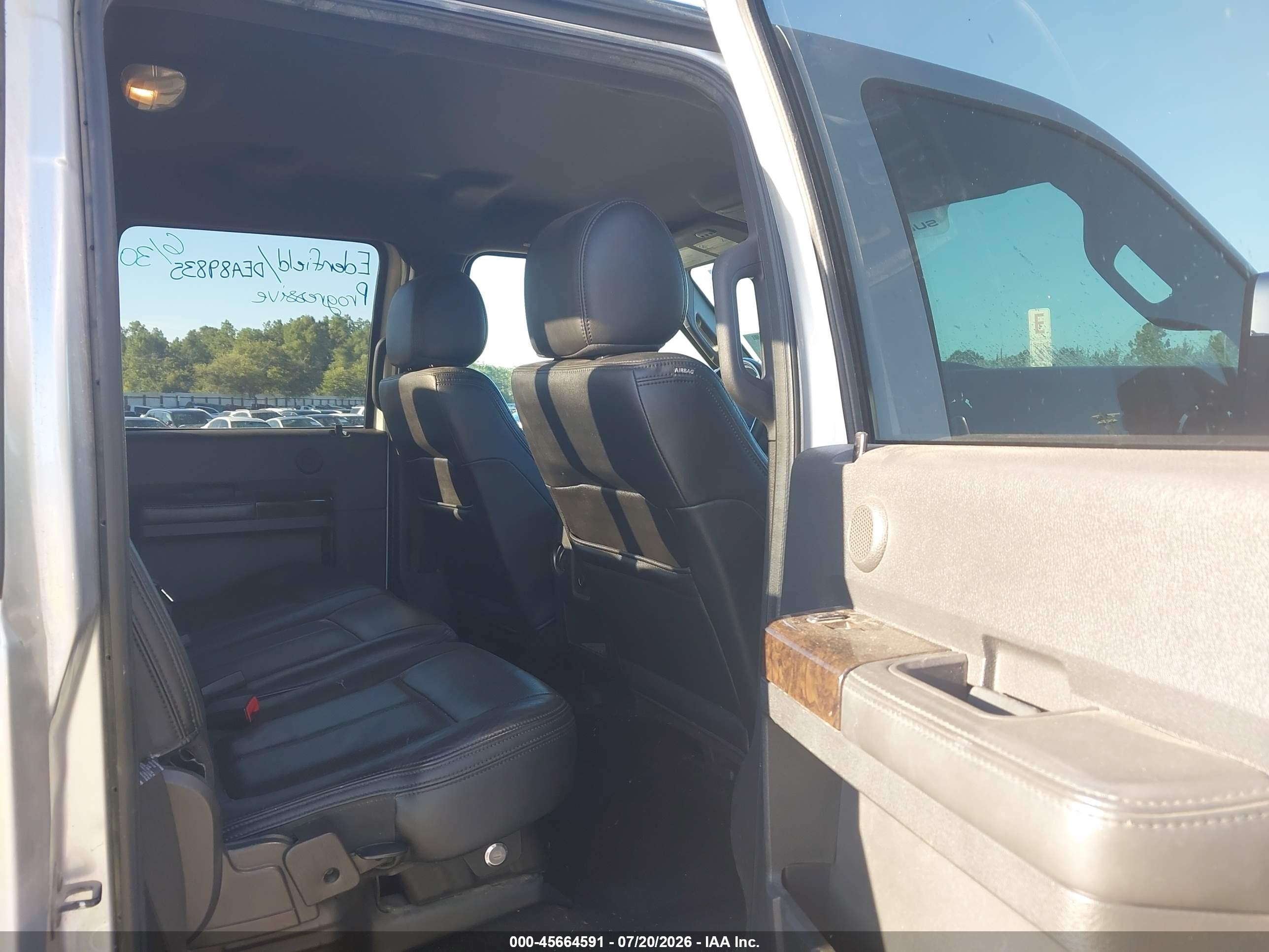 2013 Ford Super Duty F-250 Srw King Ranch/lariat/platinum/xl/xlt Silver vin: 1FT7W2BT9DEA89835