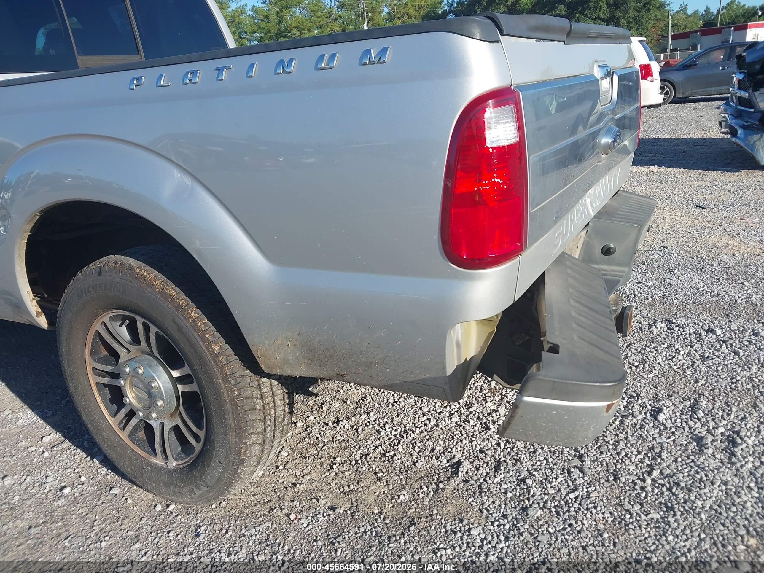 2013 Ford Super Duty F-250 Srw King Ranch/lariat/platinum/xl/xlt Silver vin: 1FT7W2BT9DEA89835