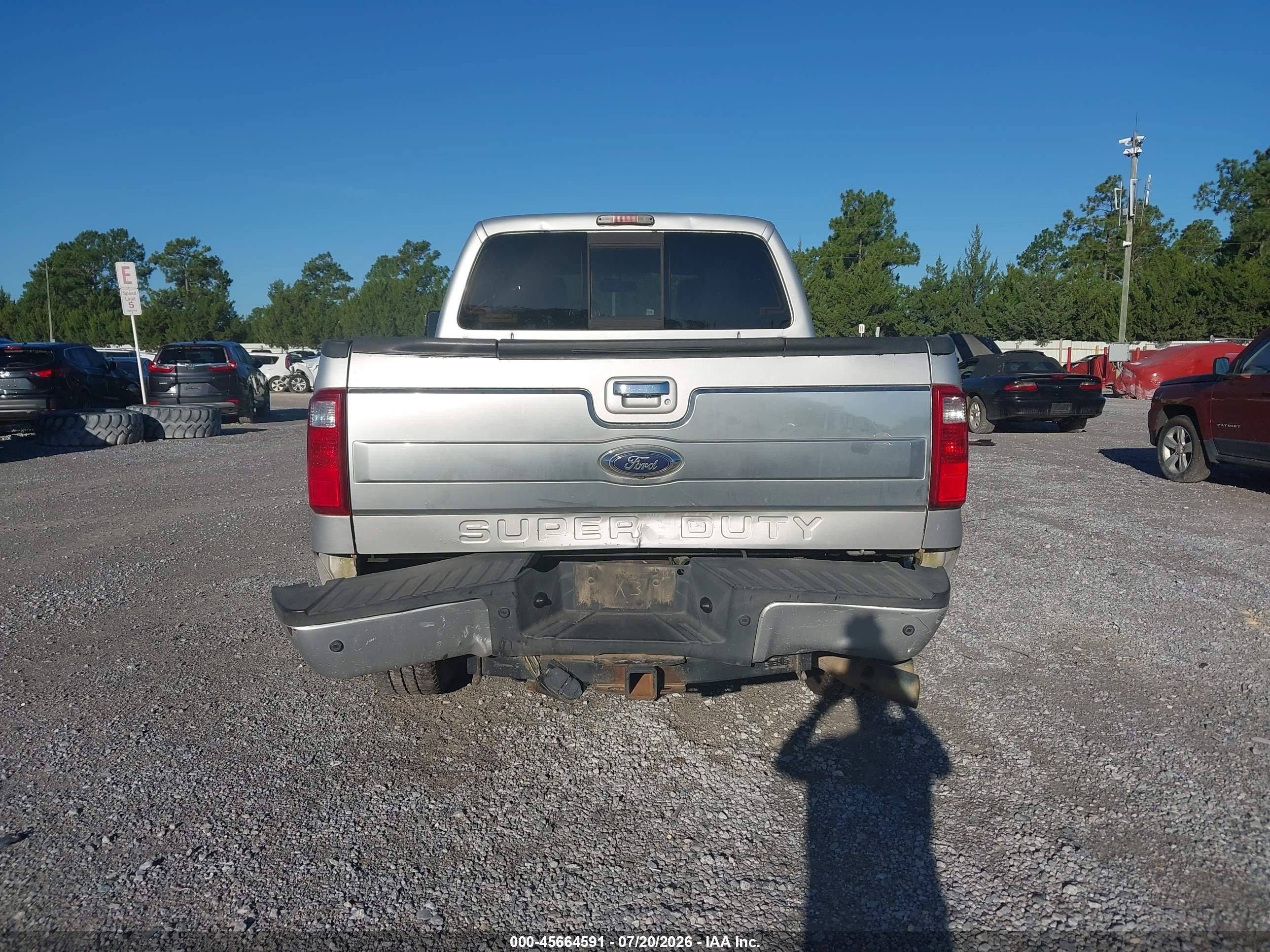 2013 Ford Super Duty F-250 Srw King Ranch/lariat/platinum/xl/xlt Silver vin: 1FT7W2BT9DEA89835