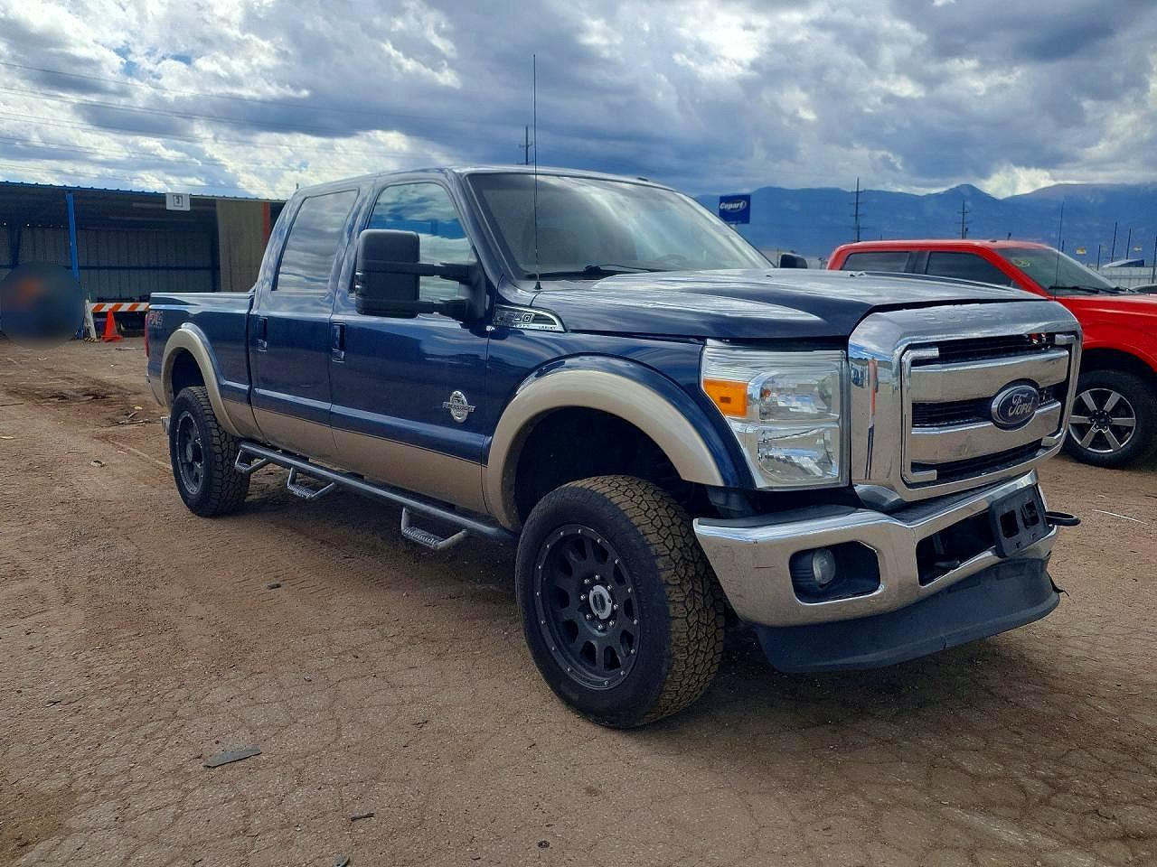 2014 Ford F250 Super Duty Blue vin: 1FT7W2BT9EEA84815