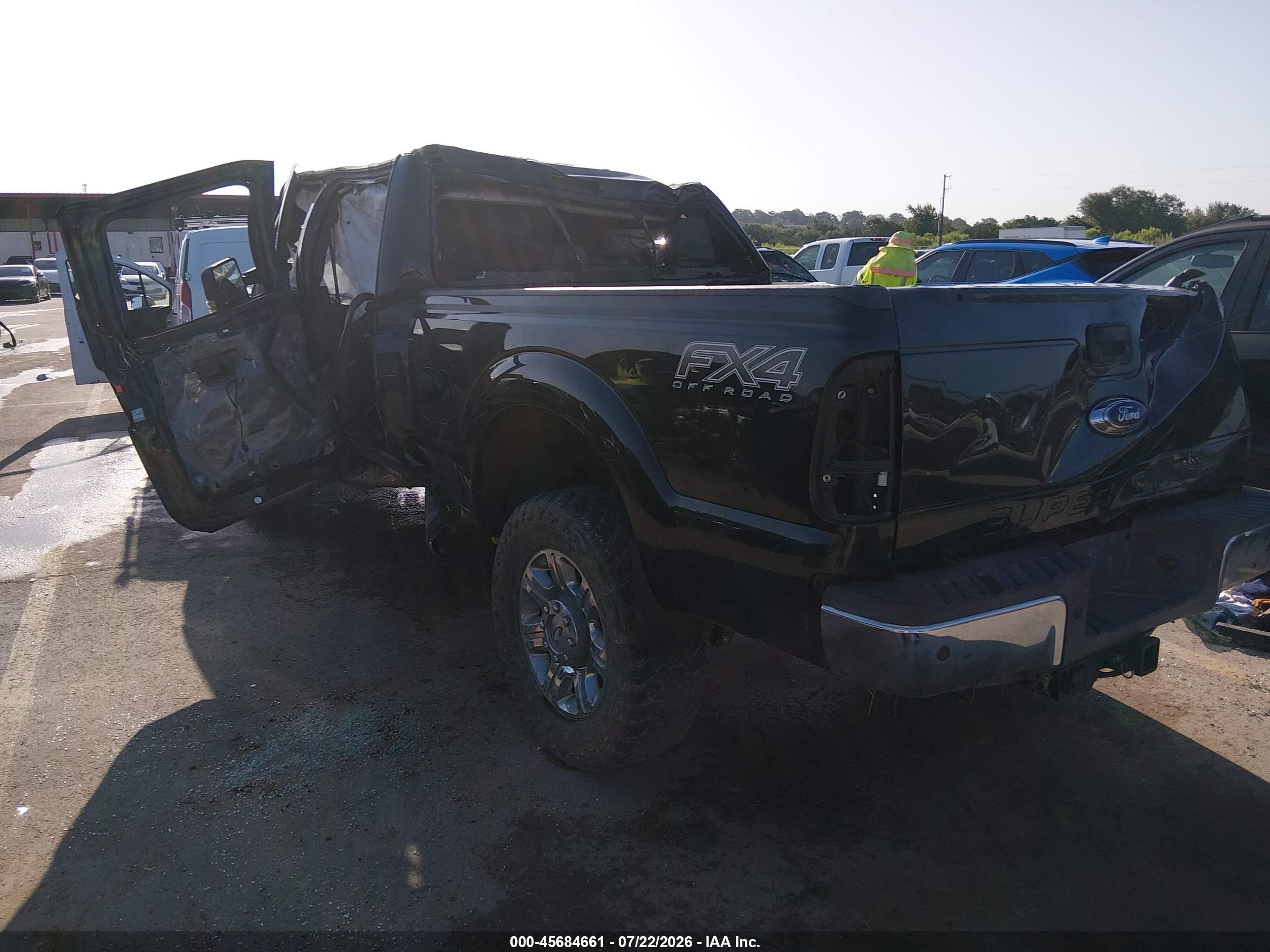 2014 Ford F-250 Lariat Black vin: 1FT7W2BT9EEB40770
