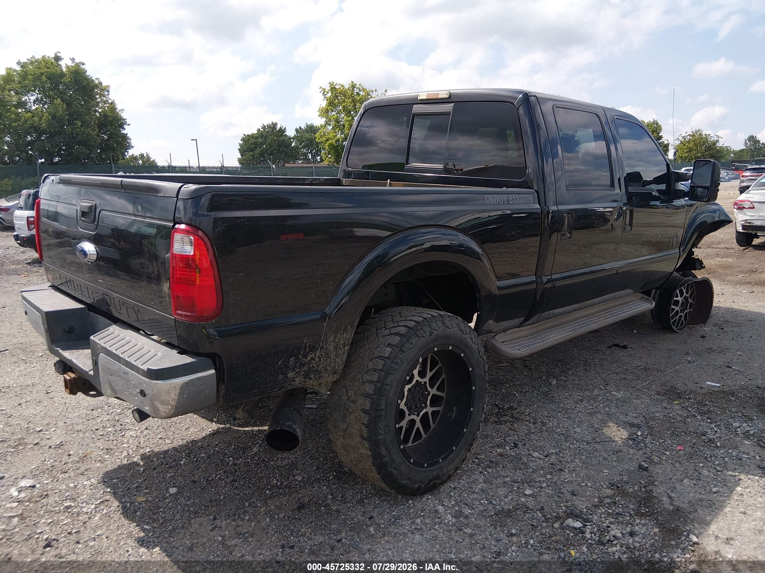 2014 Ford F-250 Lariat Black vin: 1FT7W2BT9EEB59125